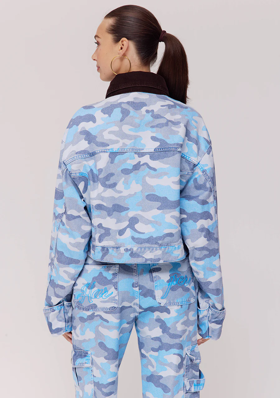 Jacket Fiona Blue Camo SS6D201 - Image 7