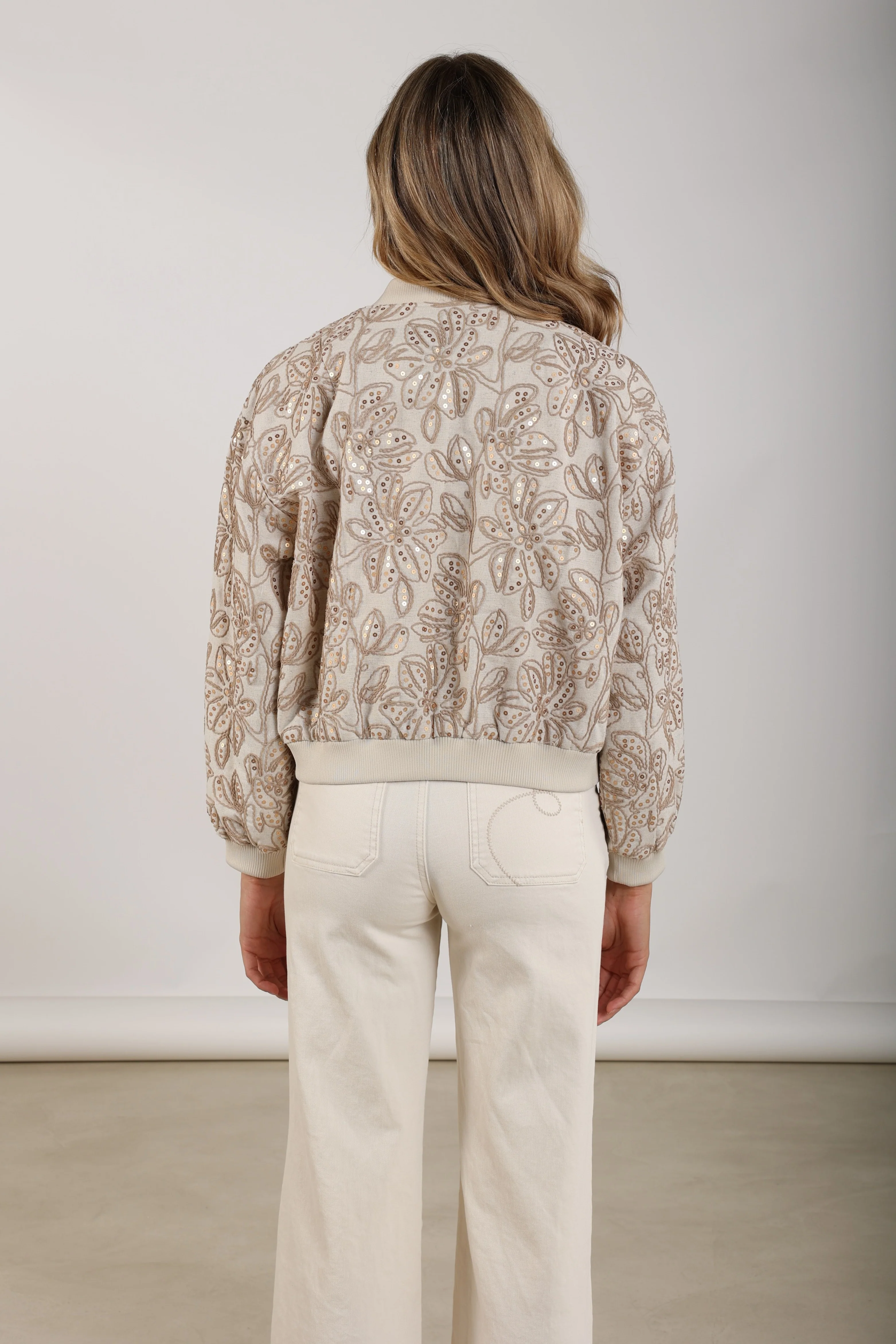 Jacket Ginny Paillet Sand NKS13083 - Image 8