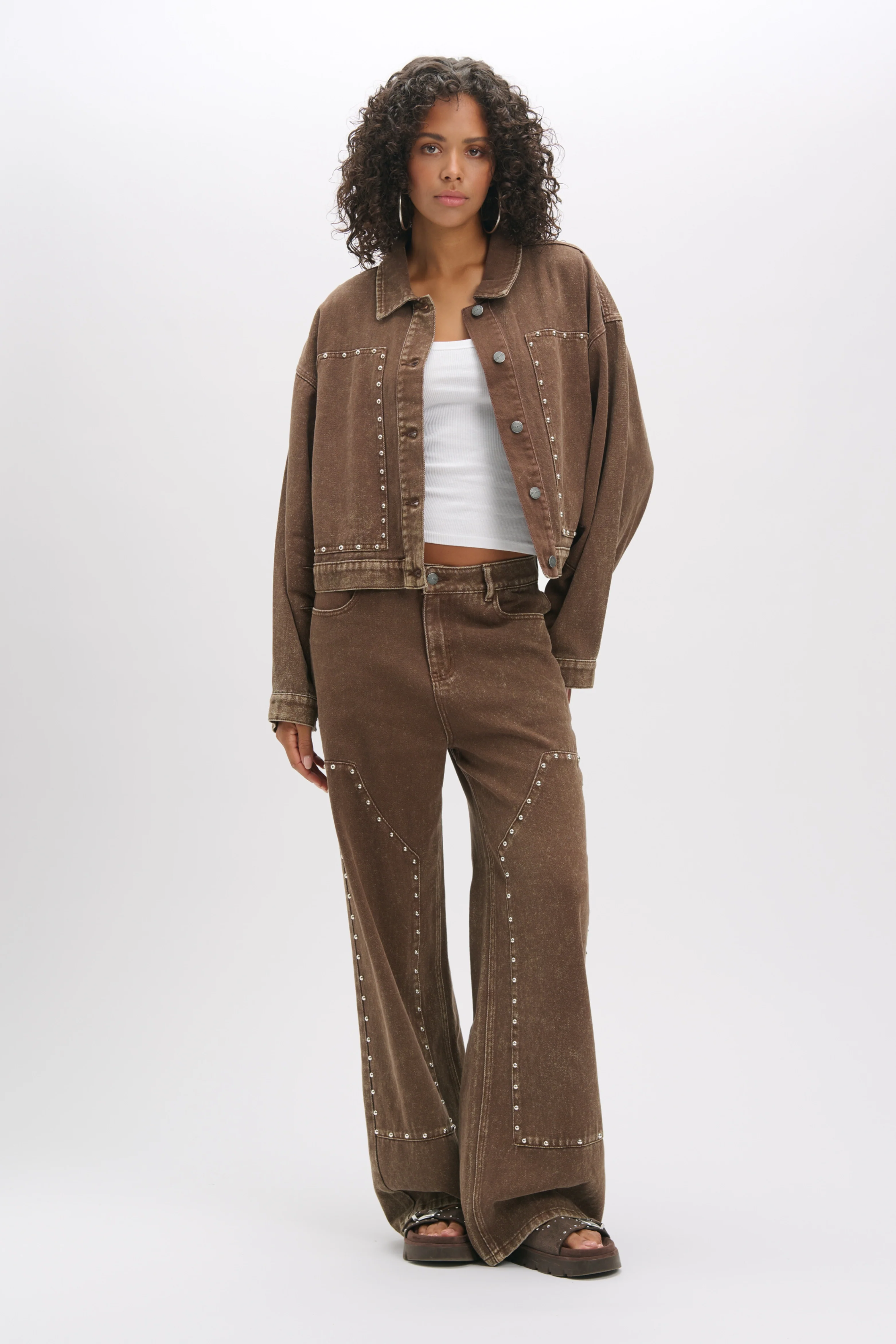 Jacket Honni Brown R2602473889 - Image 4