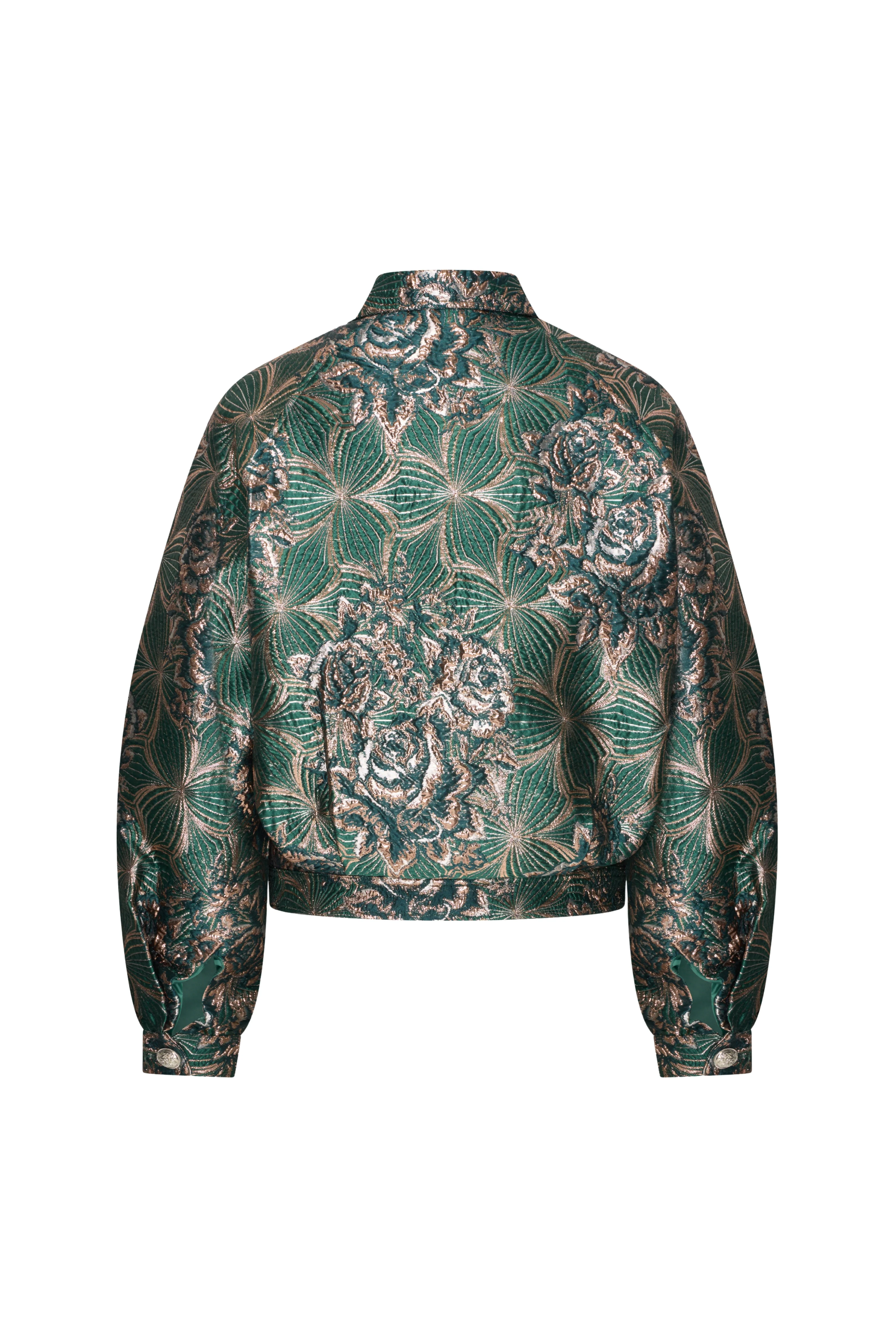 Jacket Jacquard Petrol Green 202783 - Image 3