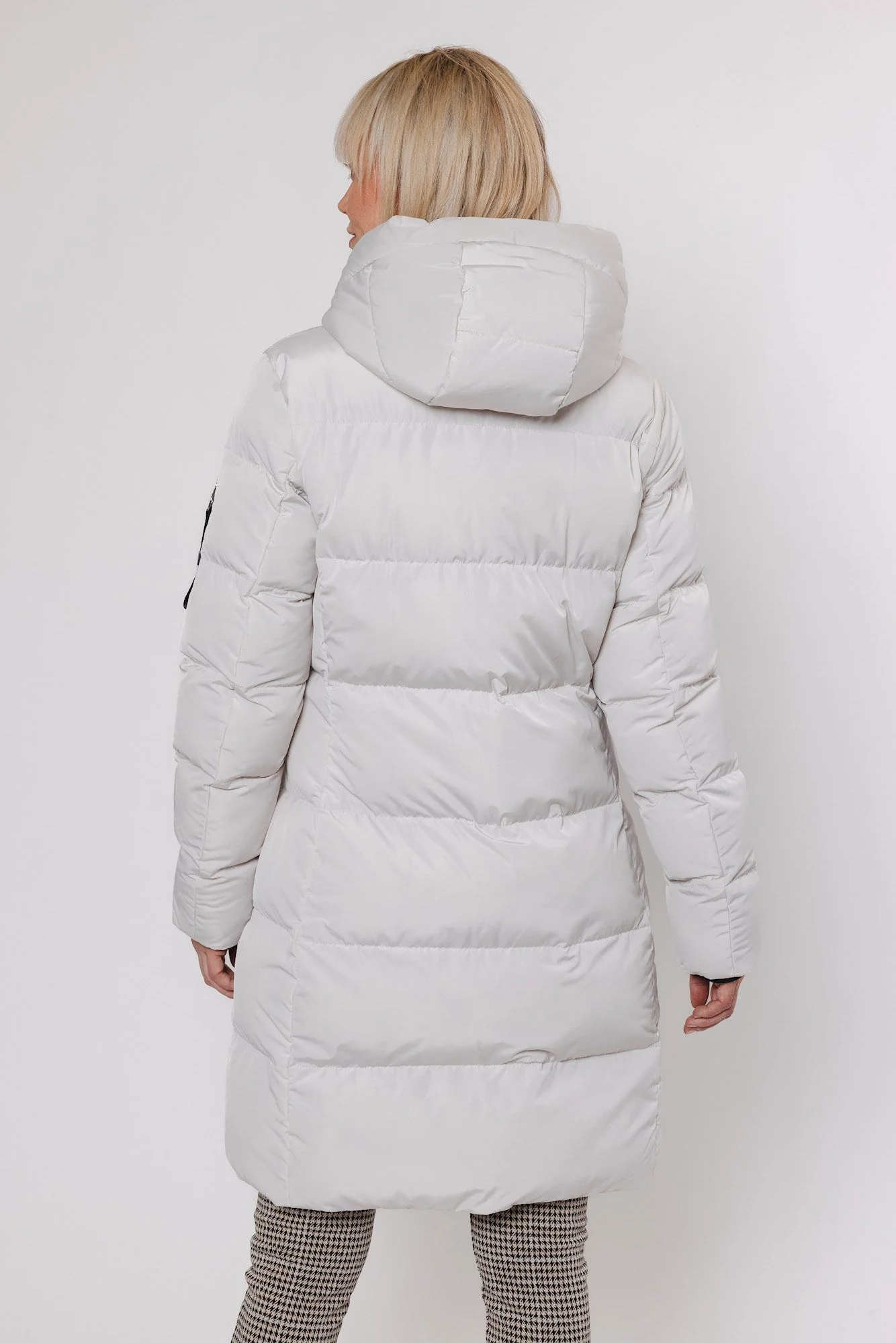 Jacket jade long padded hooded birch - Image 3