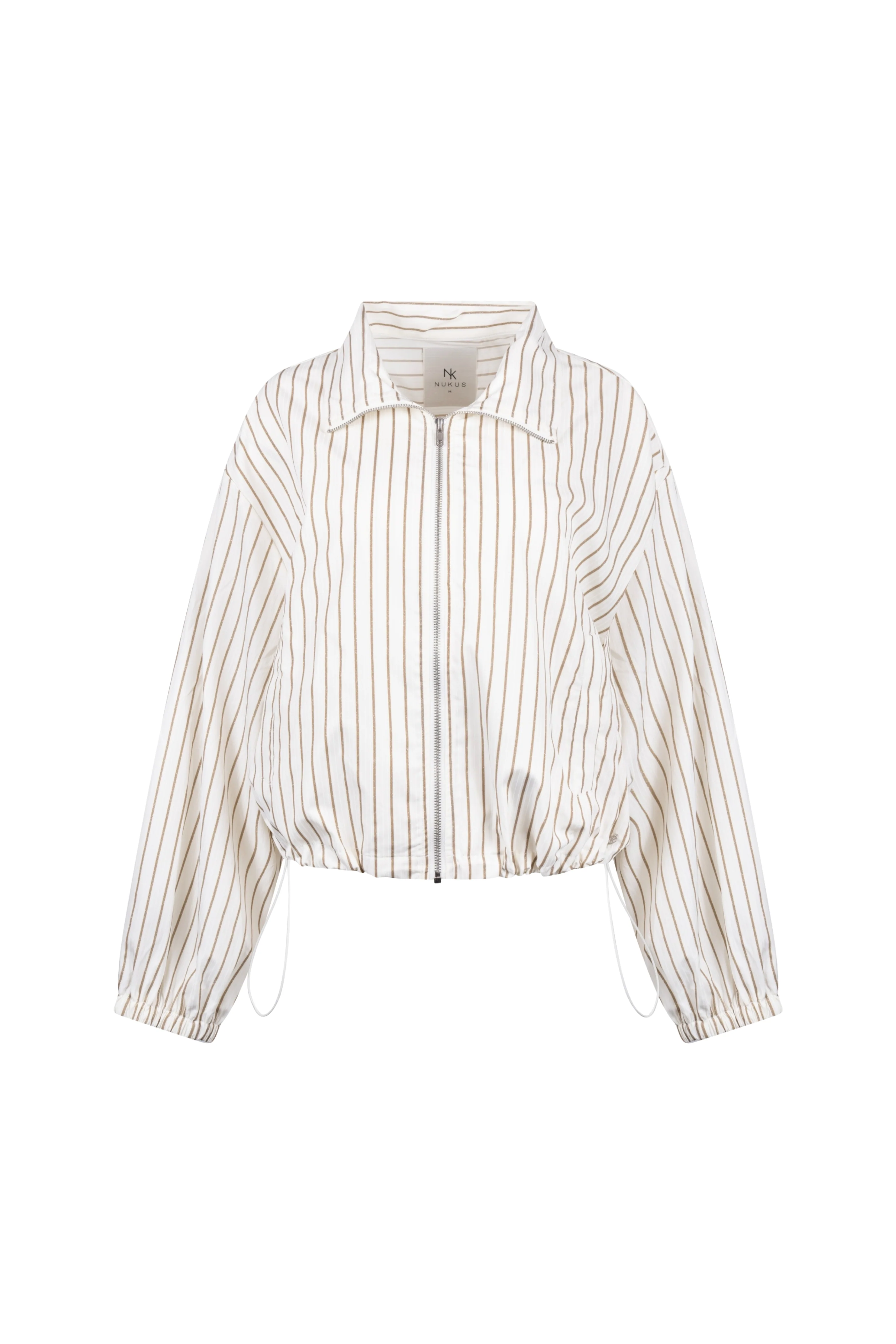 Jacket Jade Stripe Offwhite Sand NKS13088 - Image 2