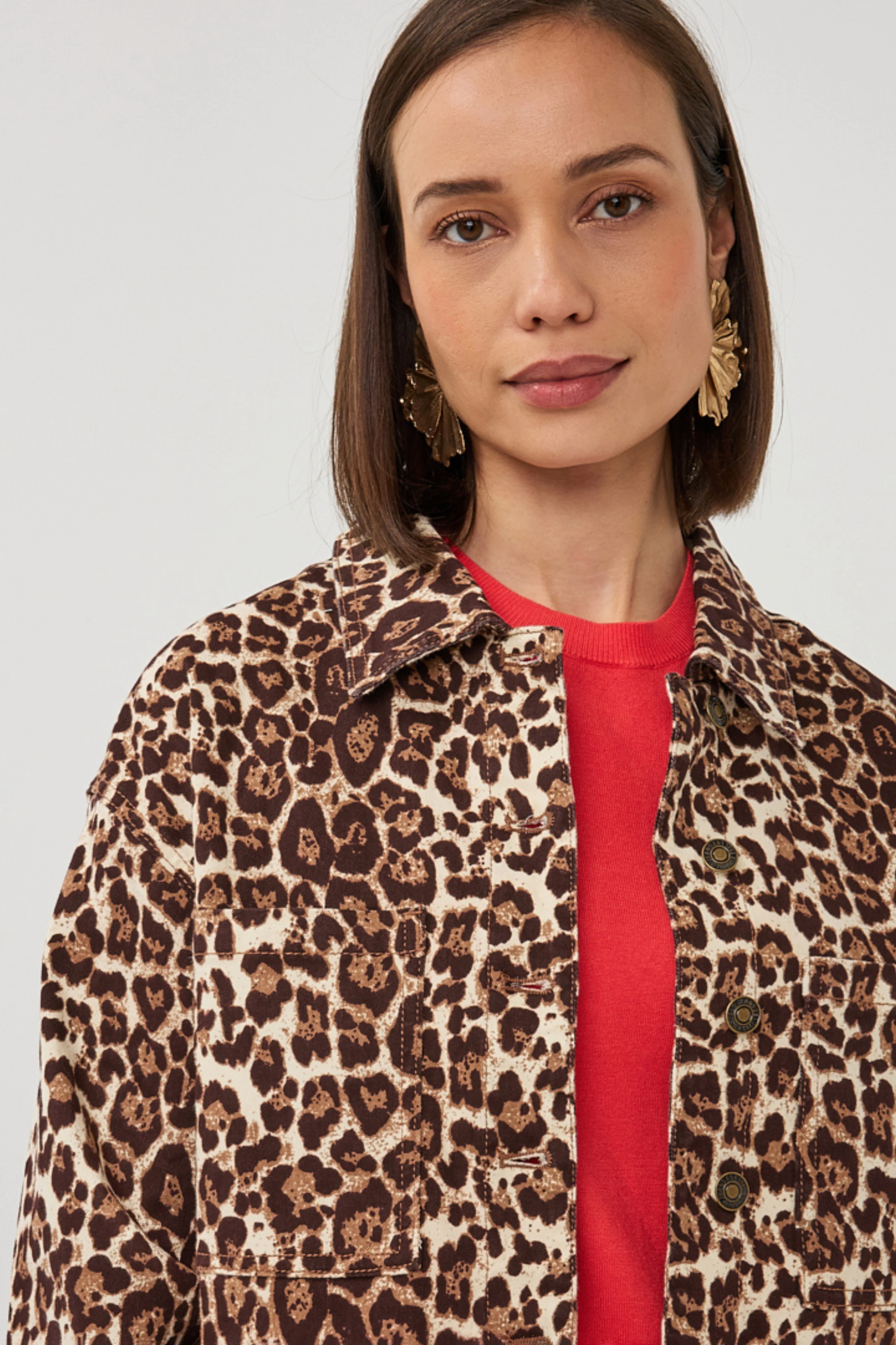 Jacket Jeans Scarlet Leopard Print SP26.12000 - Image 8