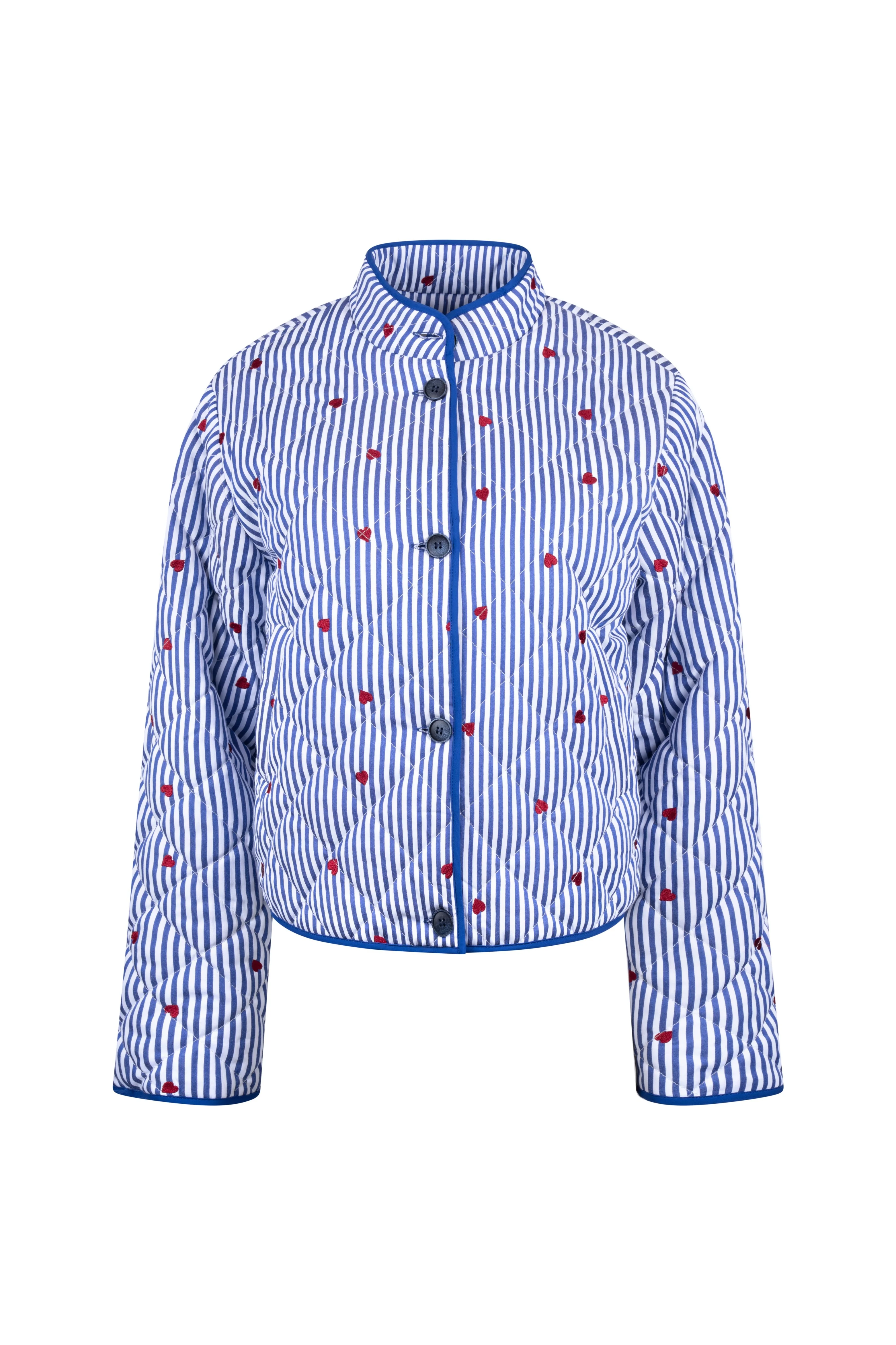 Jacket June Offwhite Navy NKS13053 - Image 3