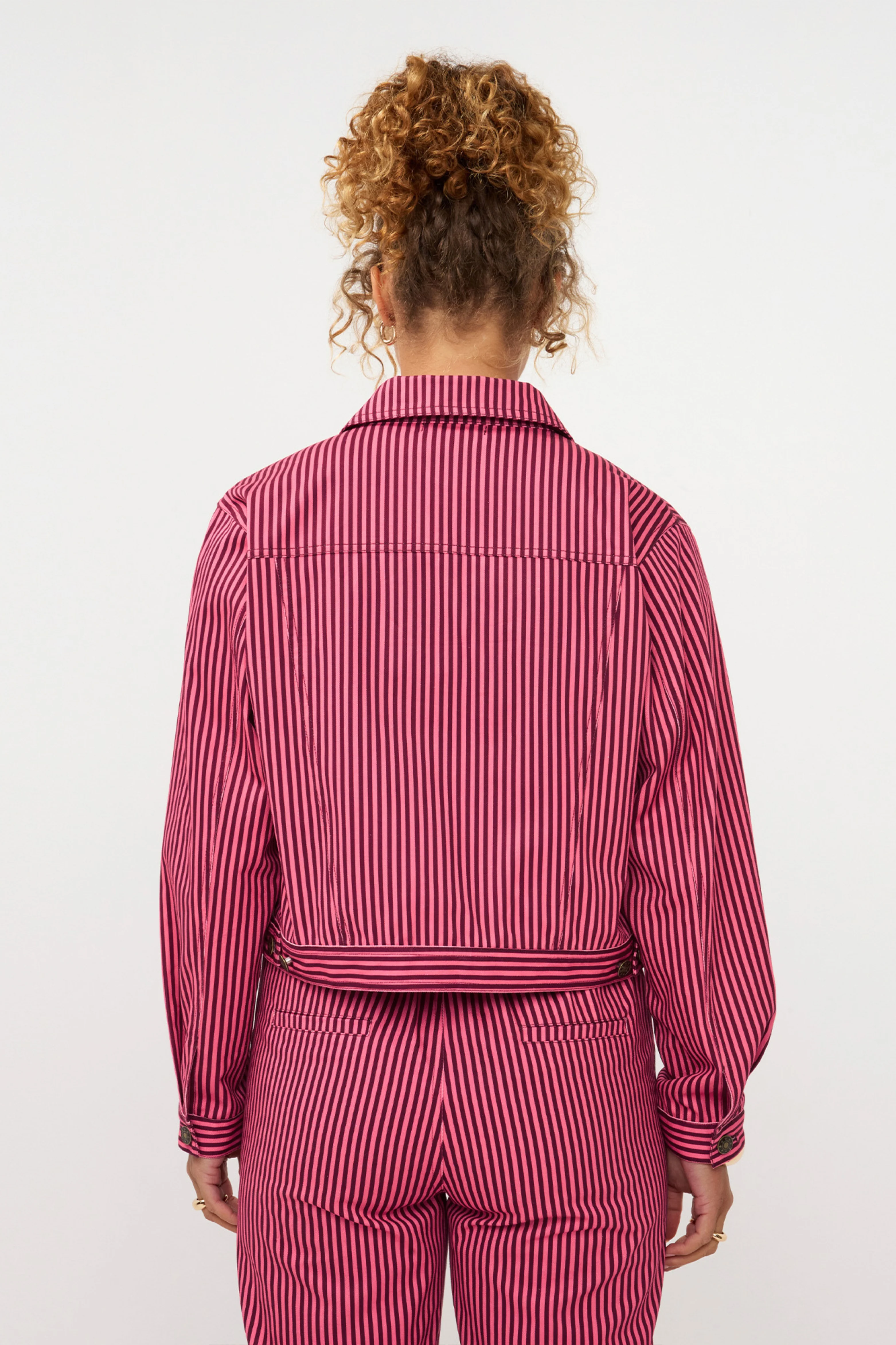 Jacket Kalina Coral Pink Burgundy - Image 5