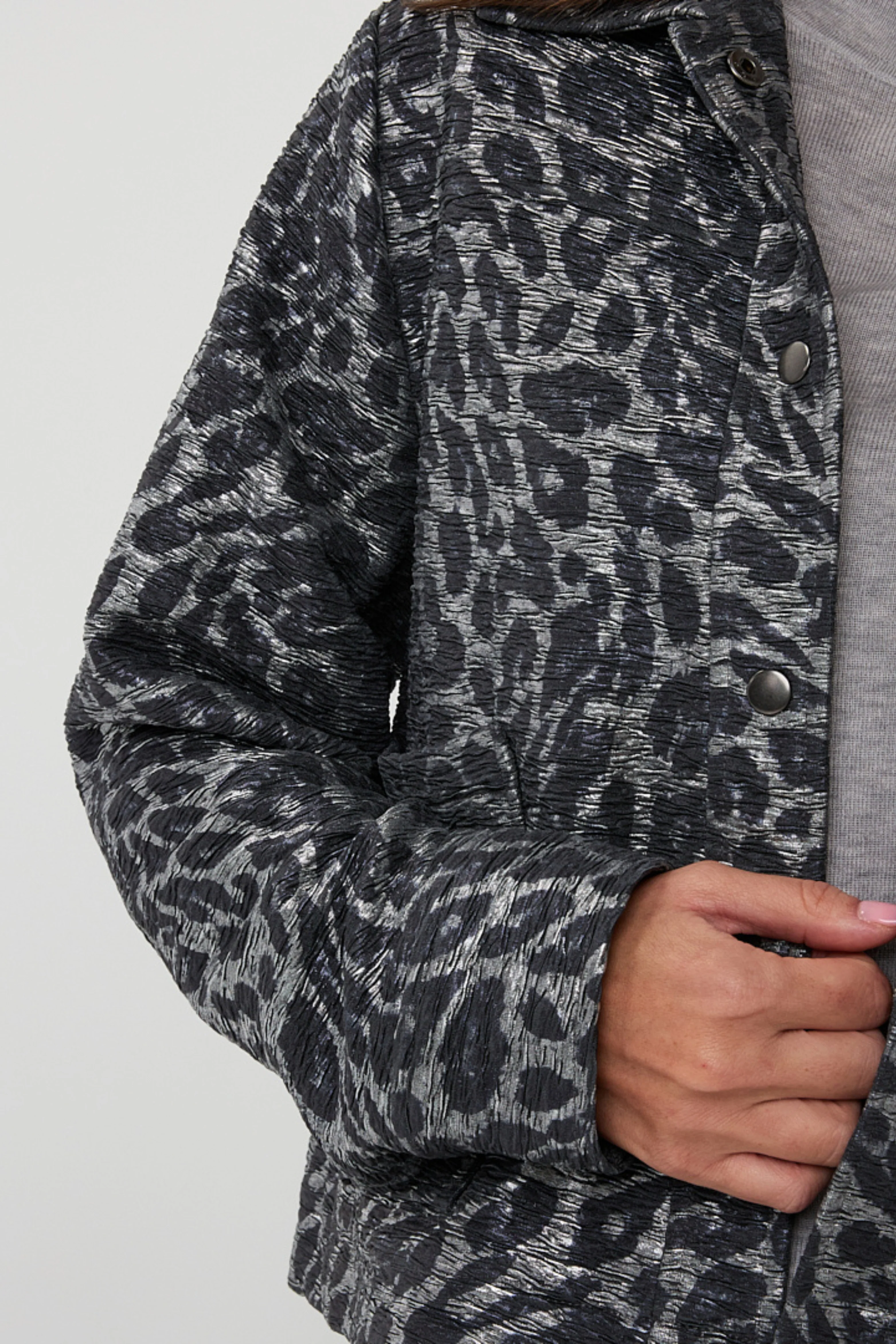 Jacket Leopard Anthracite F25.19513 - Image 7