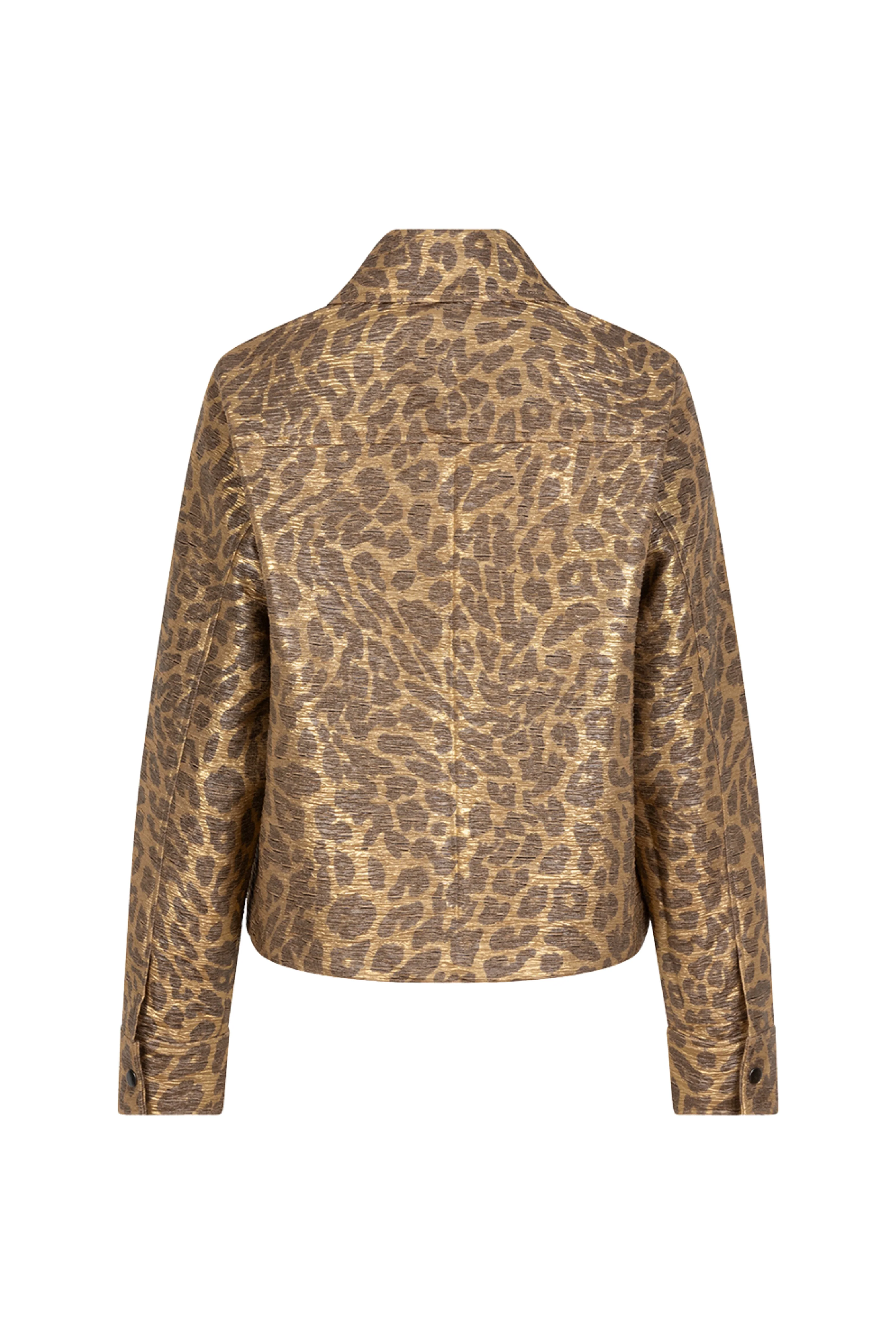 Jacket Leopard Golden Olive F25.19513 - Image 5