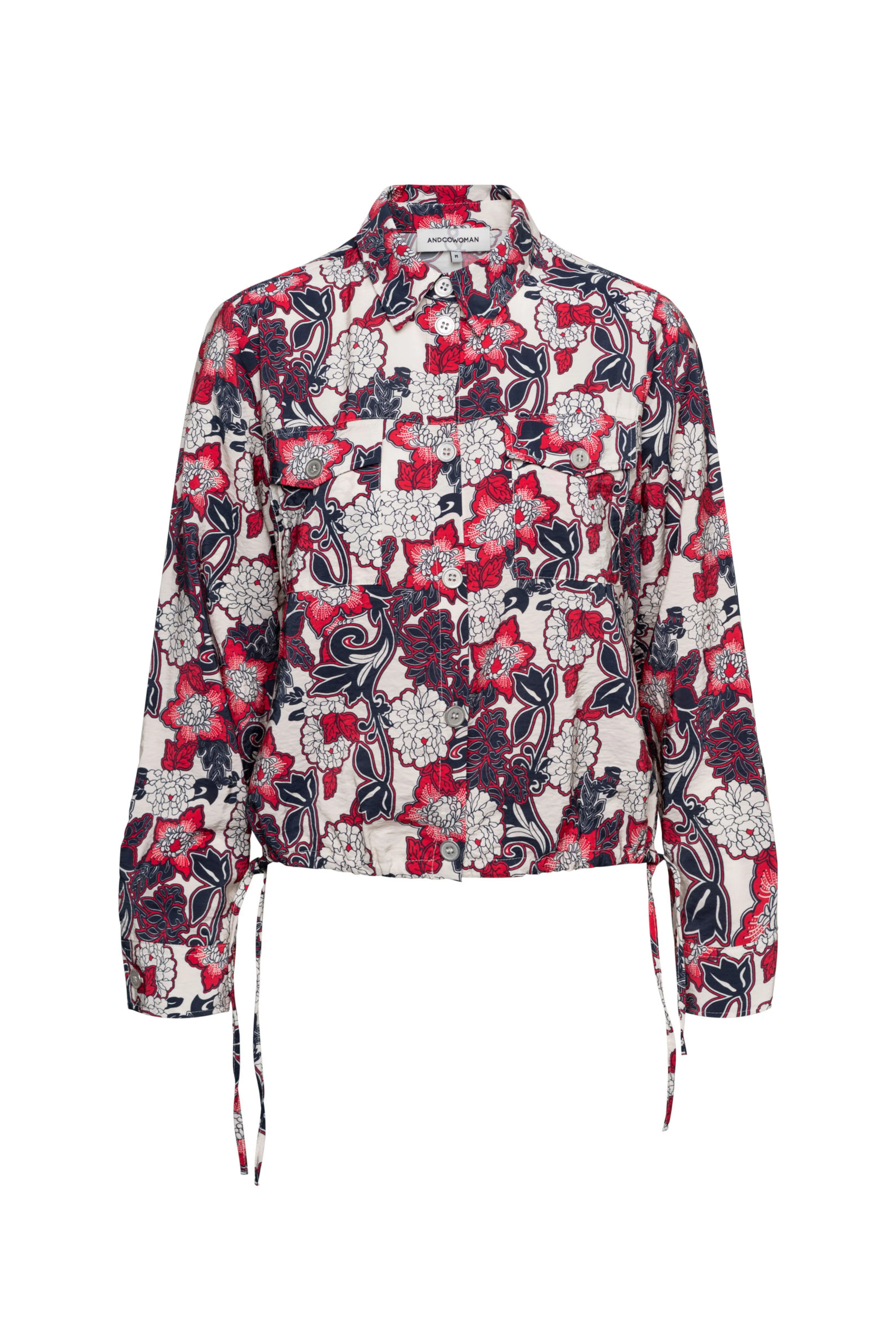 Jacket Margje Flower Red Multi JA152 - Image 3