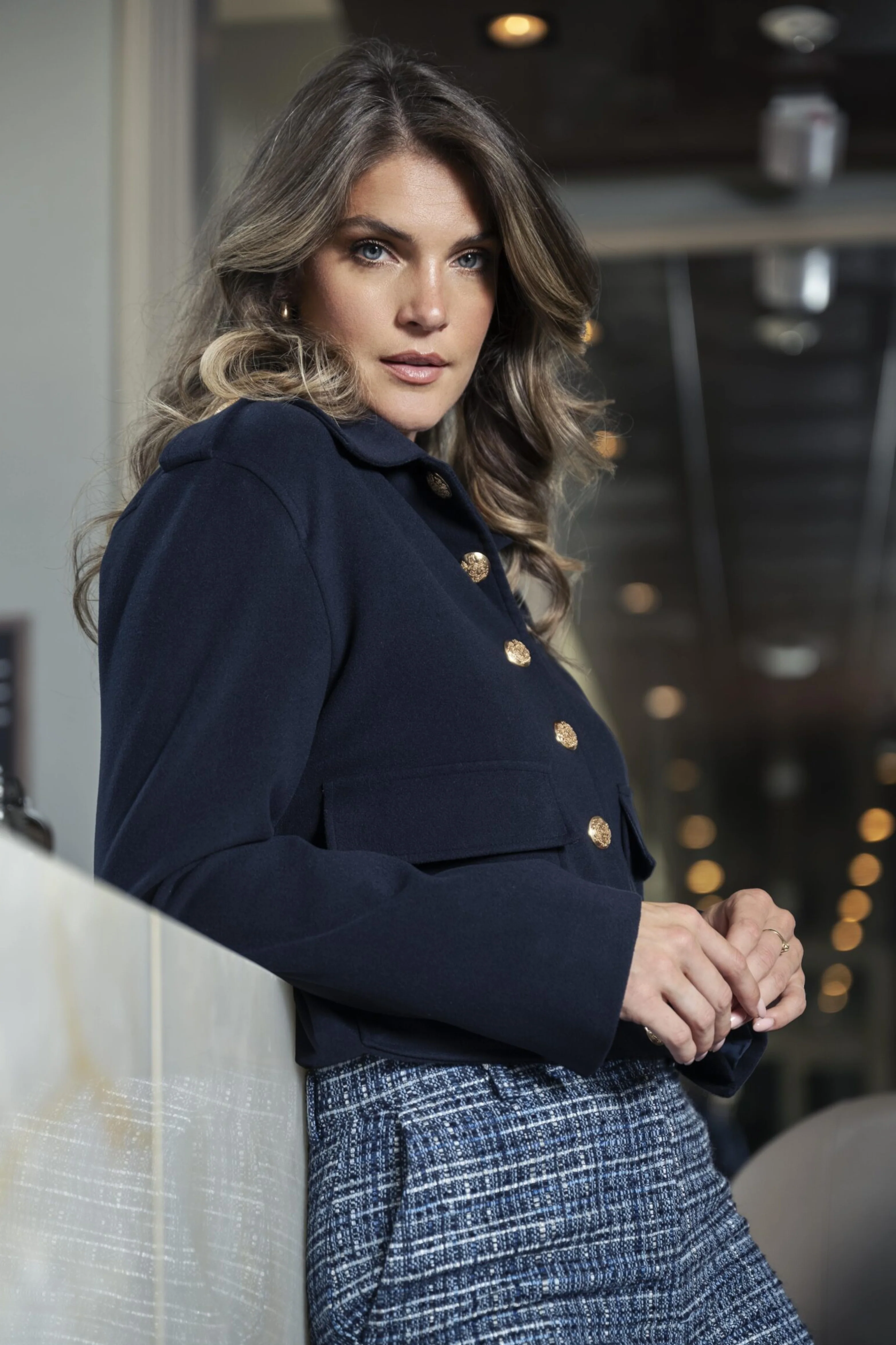 Jacket Nien Navy - Image 3
