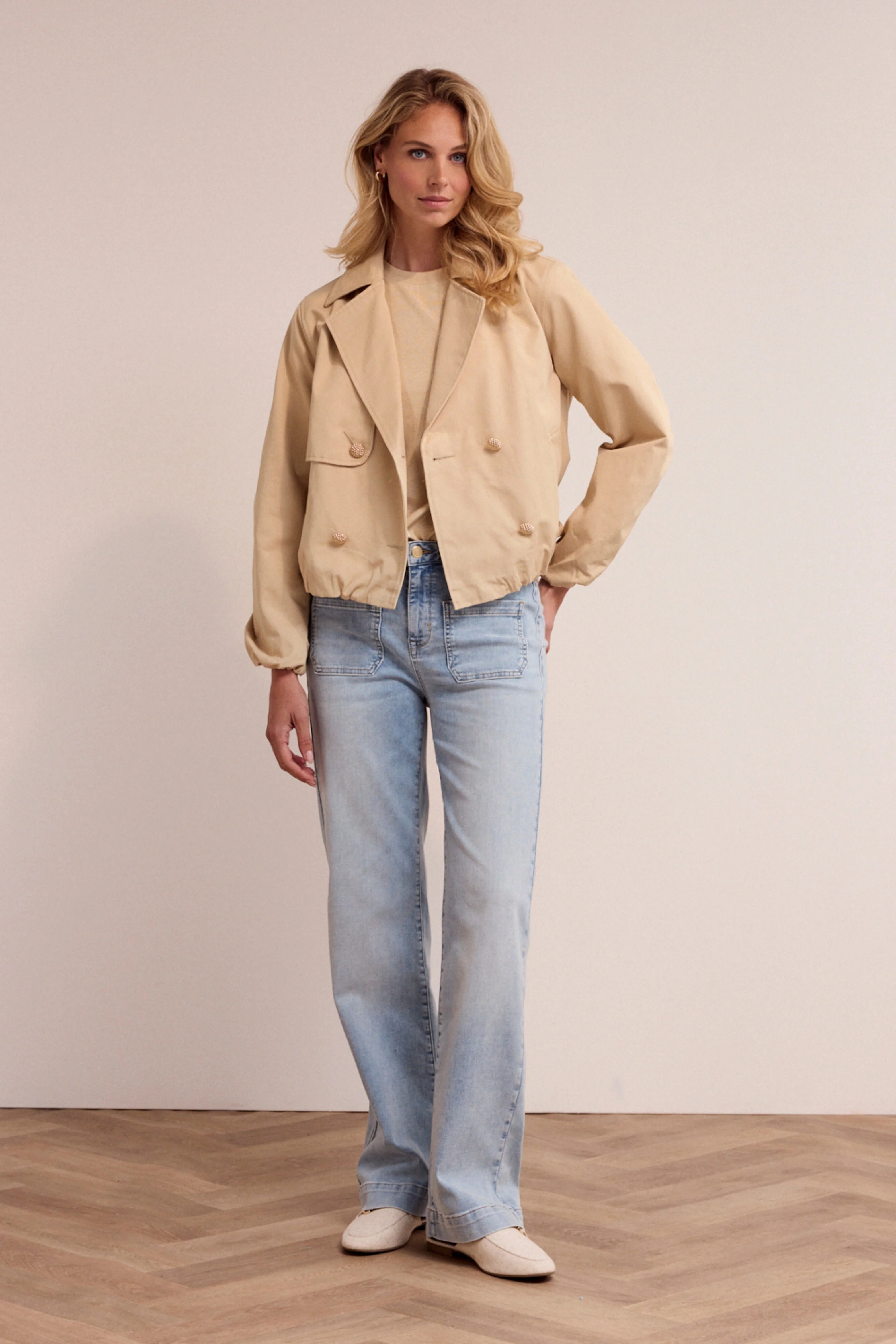 Jacket Short Trench Pebble C03-19-802 1 - Image 5