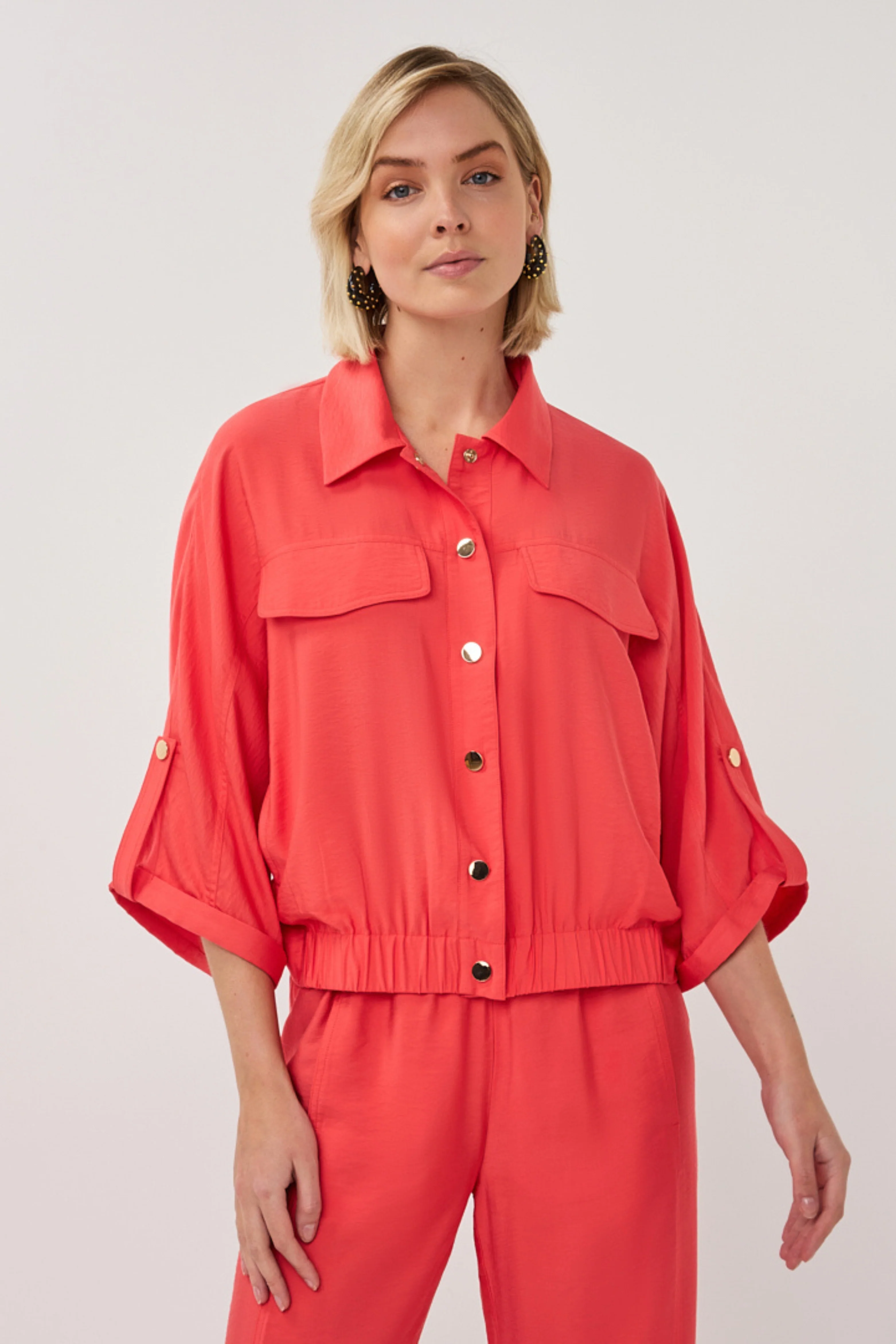 Jacket Slub Chili Red SP26.10032 - Image 2