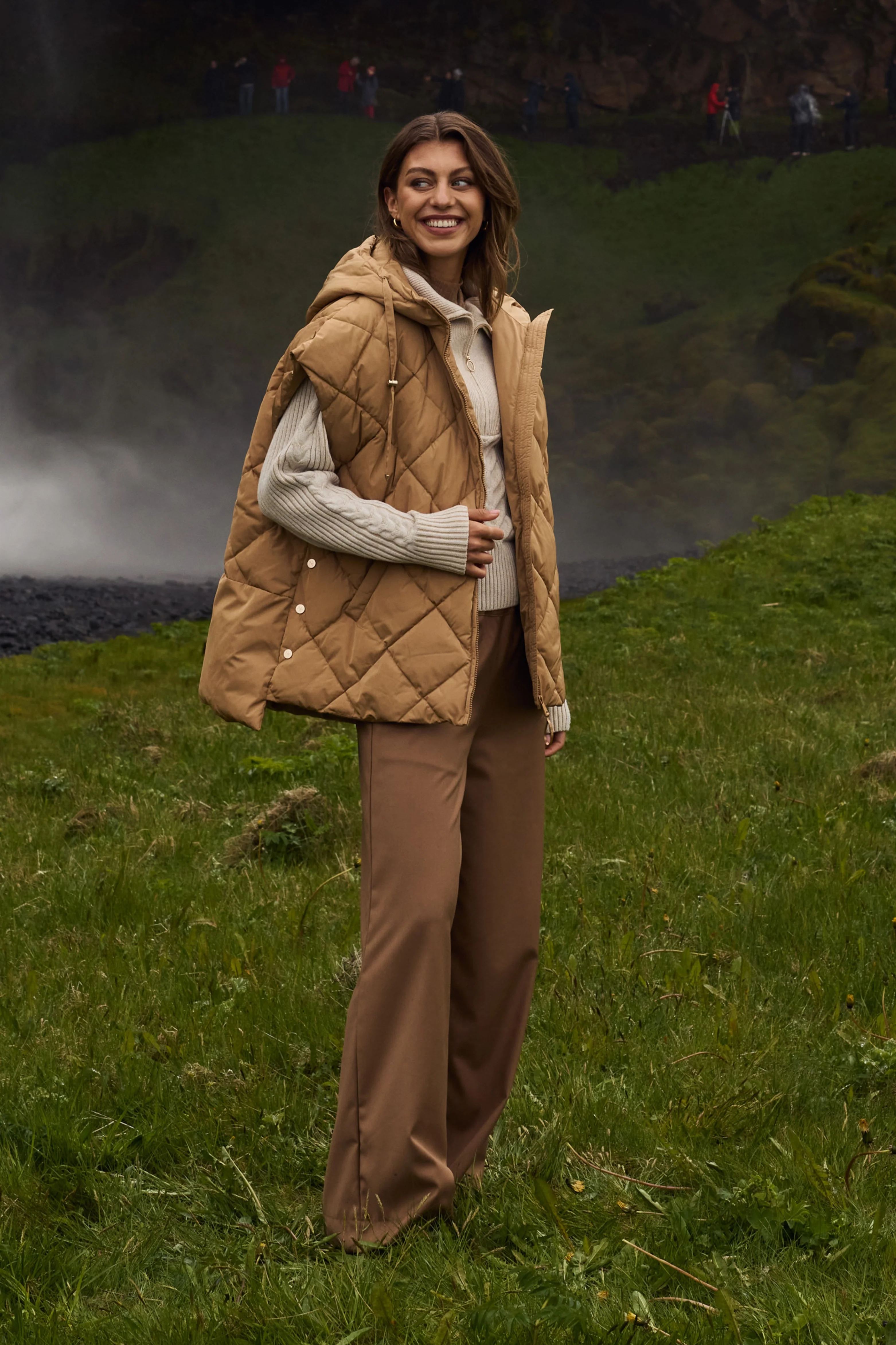 Jacket Willow Camel NKF13062 - Image 2