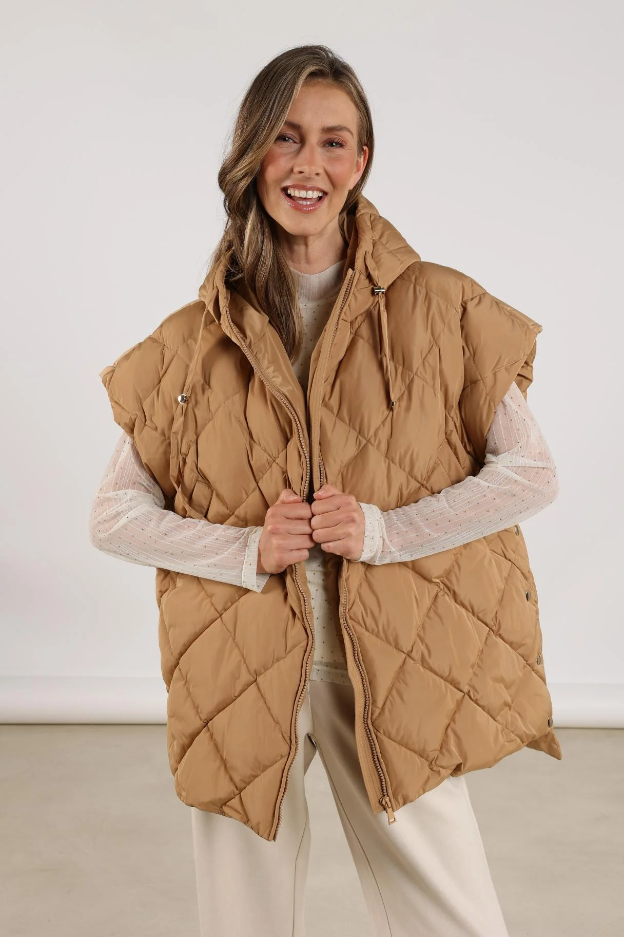Jacket Willow Camel NKF13062 - Image 4