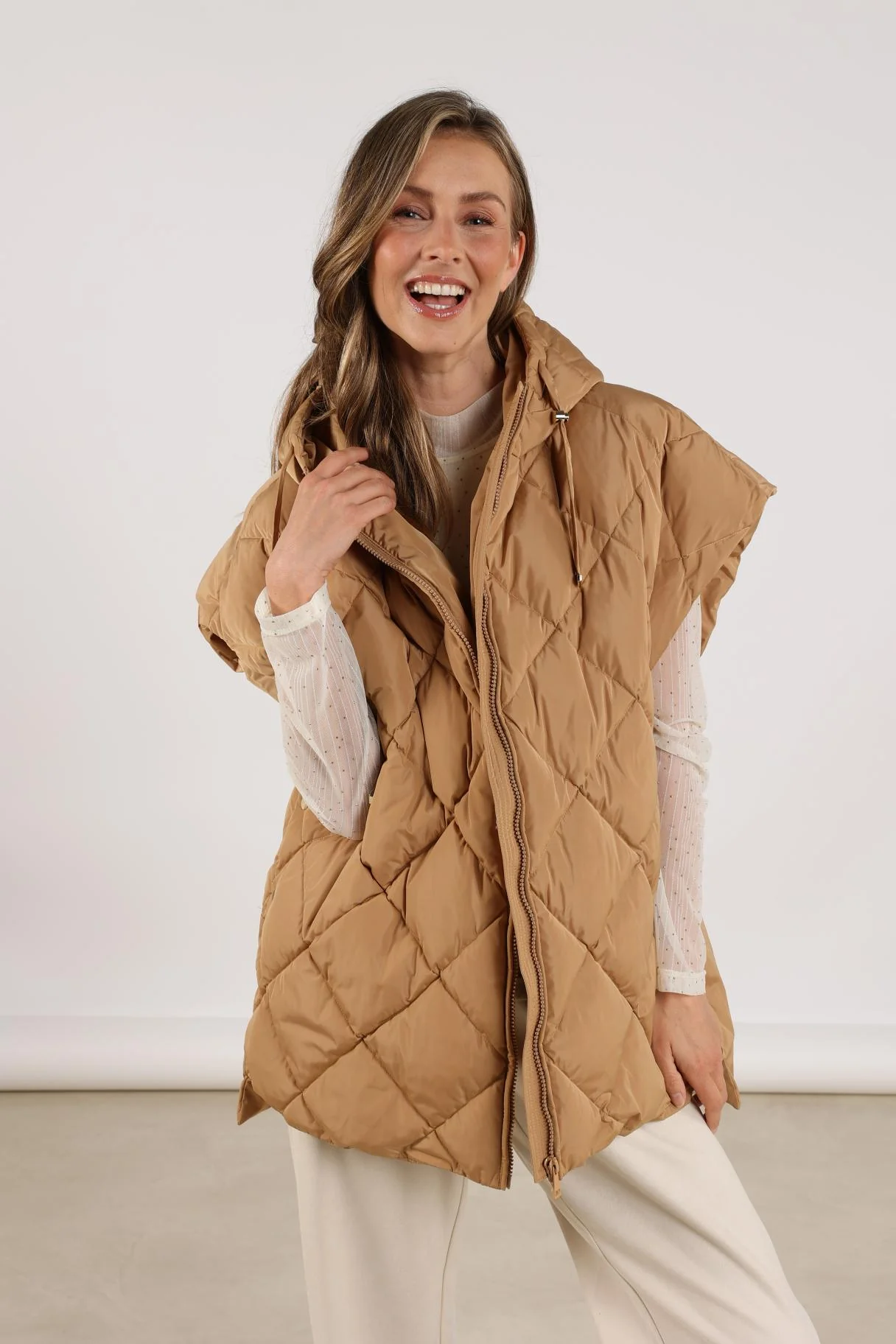 Jacket Willow Camel NKF13062 - Image 6