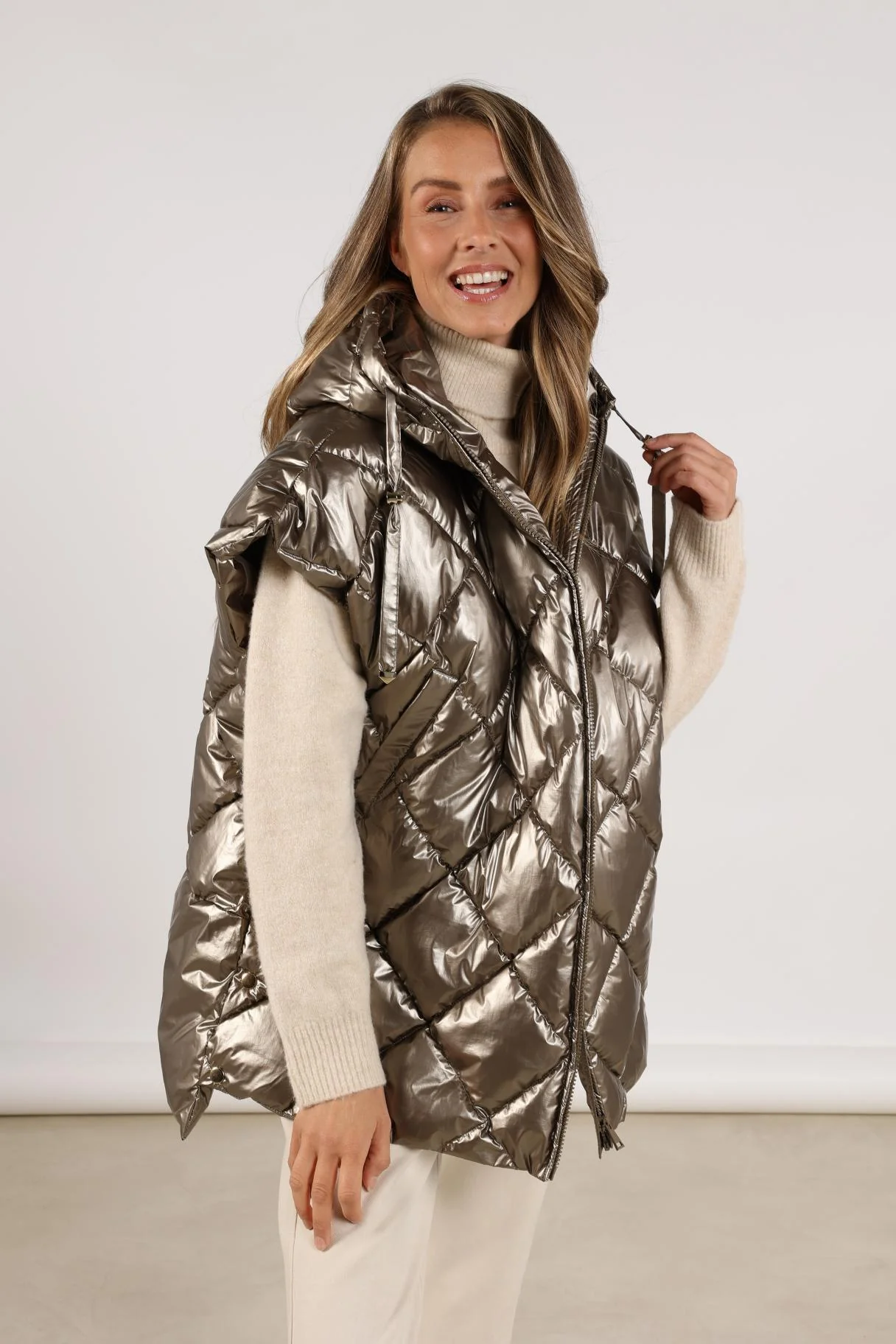 Jacket Willow Metallic Fango NKF13063 - Image 3