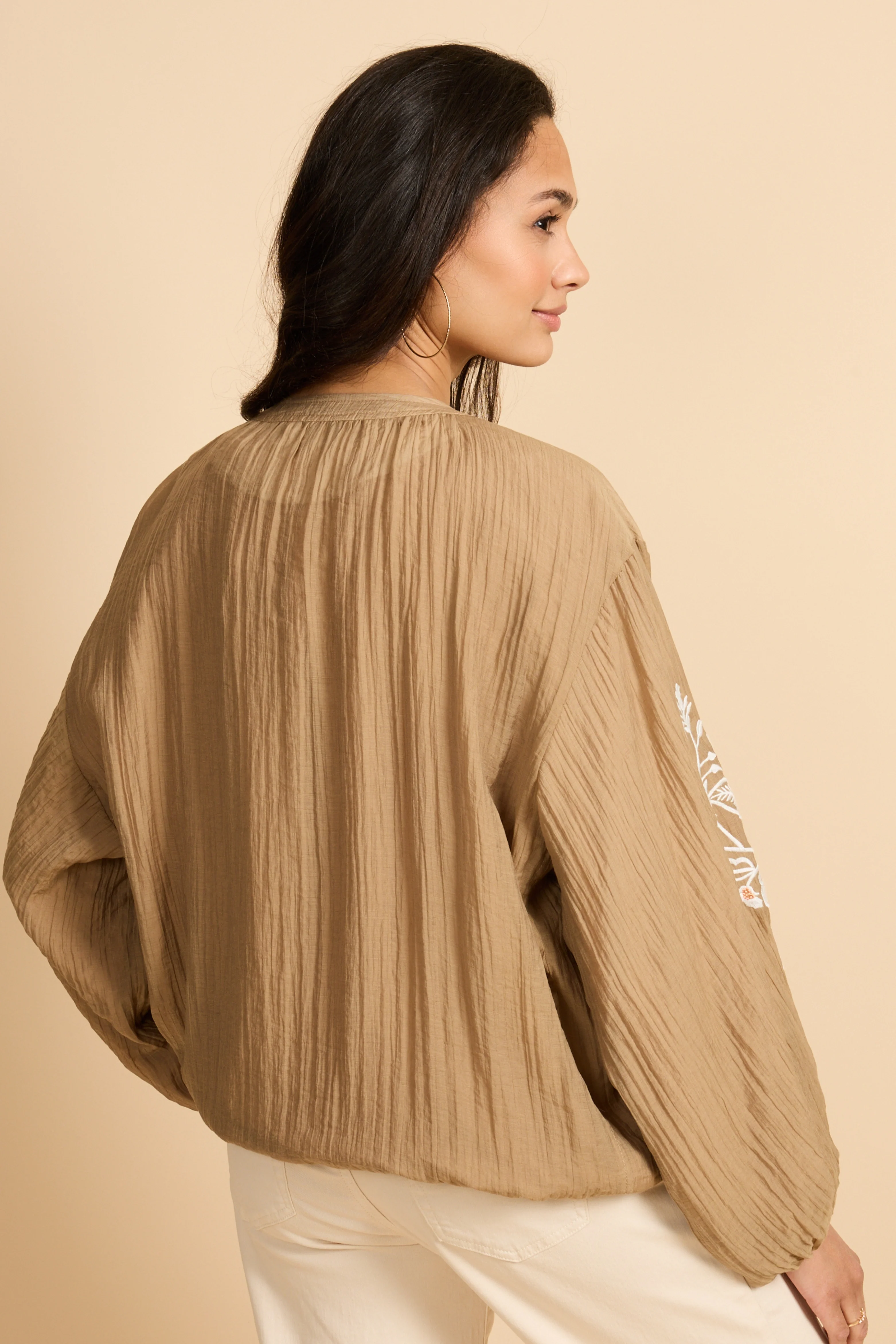 Jacket Zaira Kint Camel - Image 6
