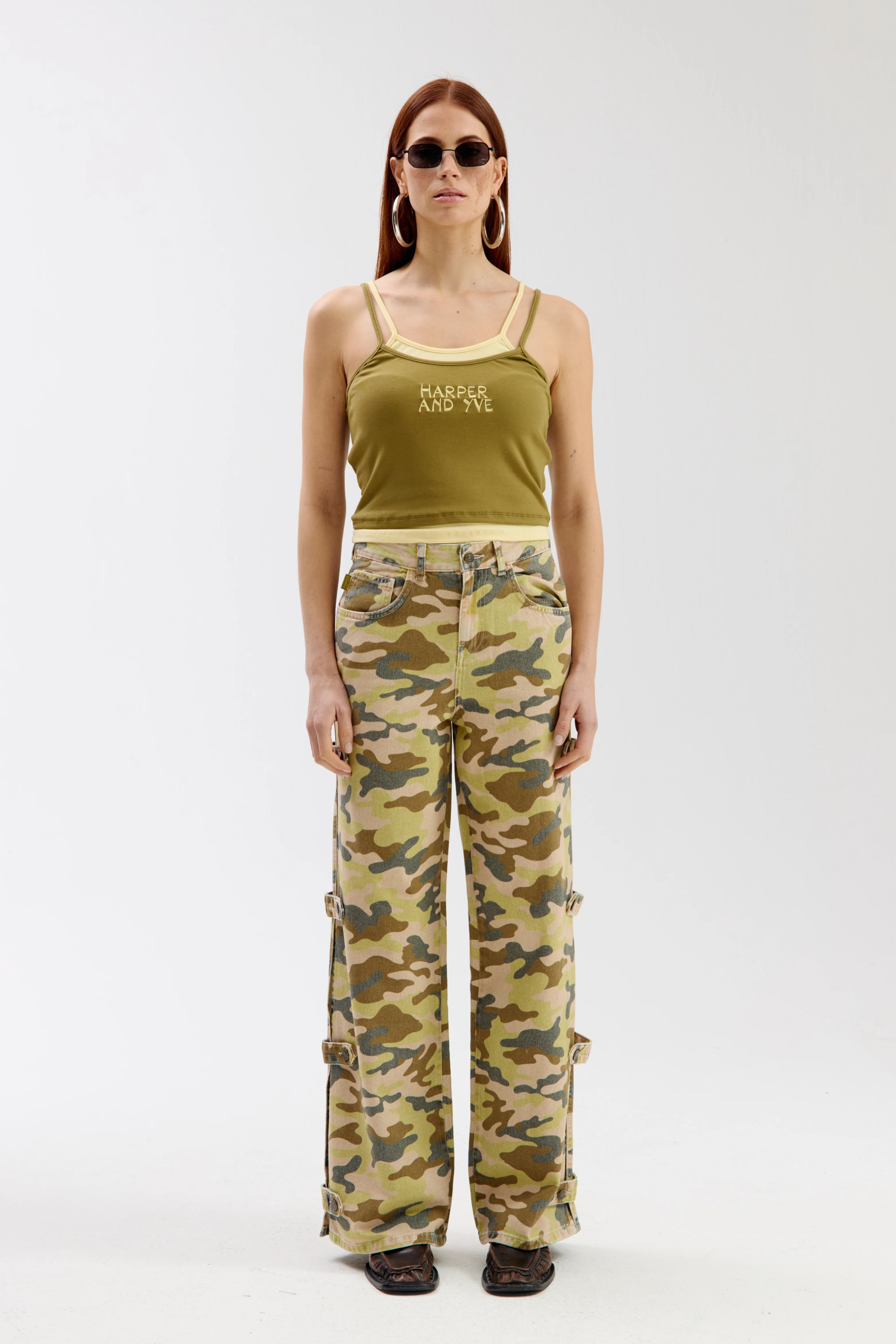 Jeans Bella Green Camo SS6D100 - Image 8