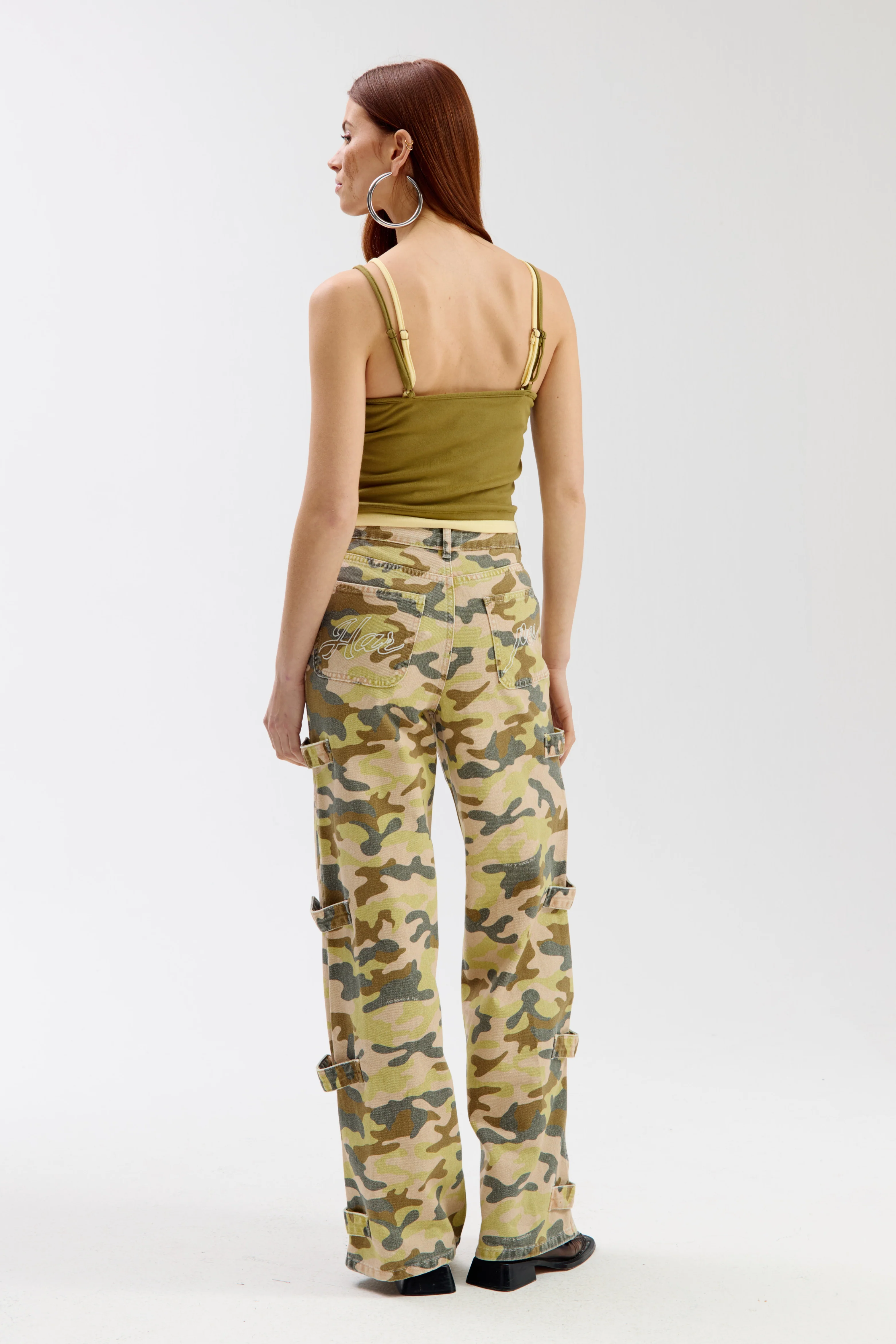 Jeans Bella Green Camo SS6D100 - Image 9