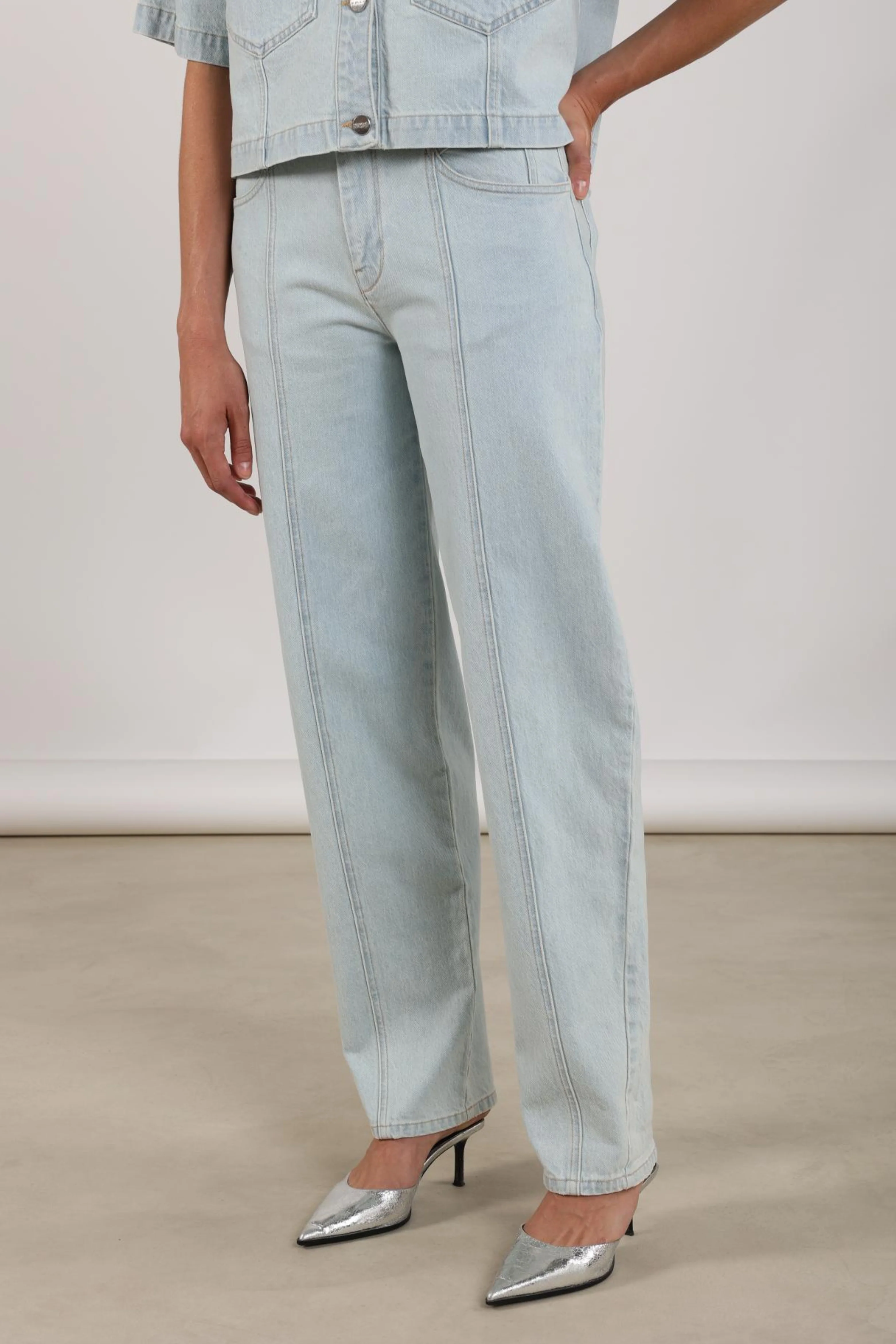 Jeans Blair Bleached Denim NKS09063 - Image 4