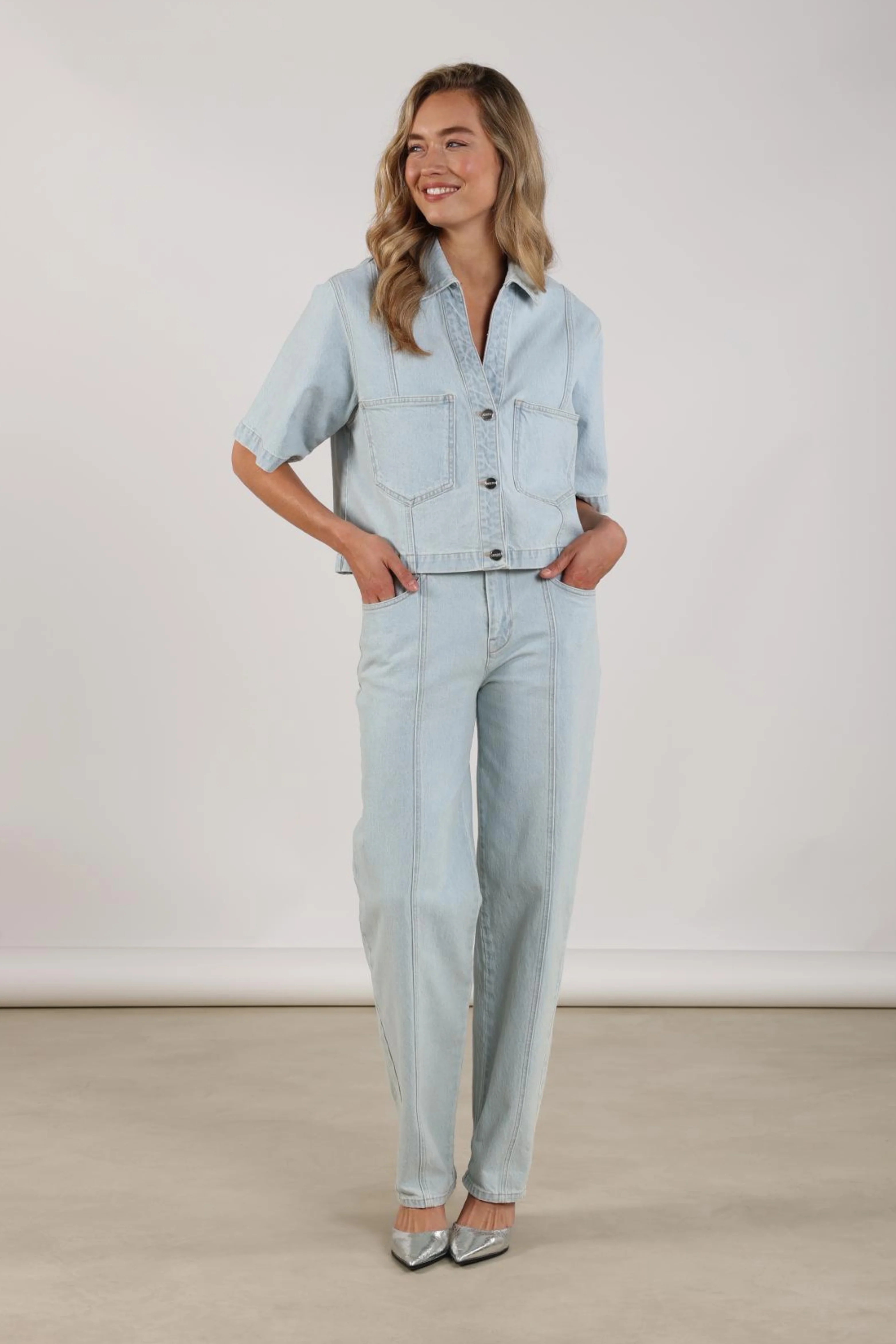 Jeans Blair Bleached Denim NKS09063 - Image 7