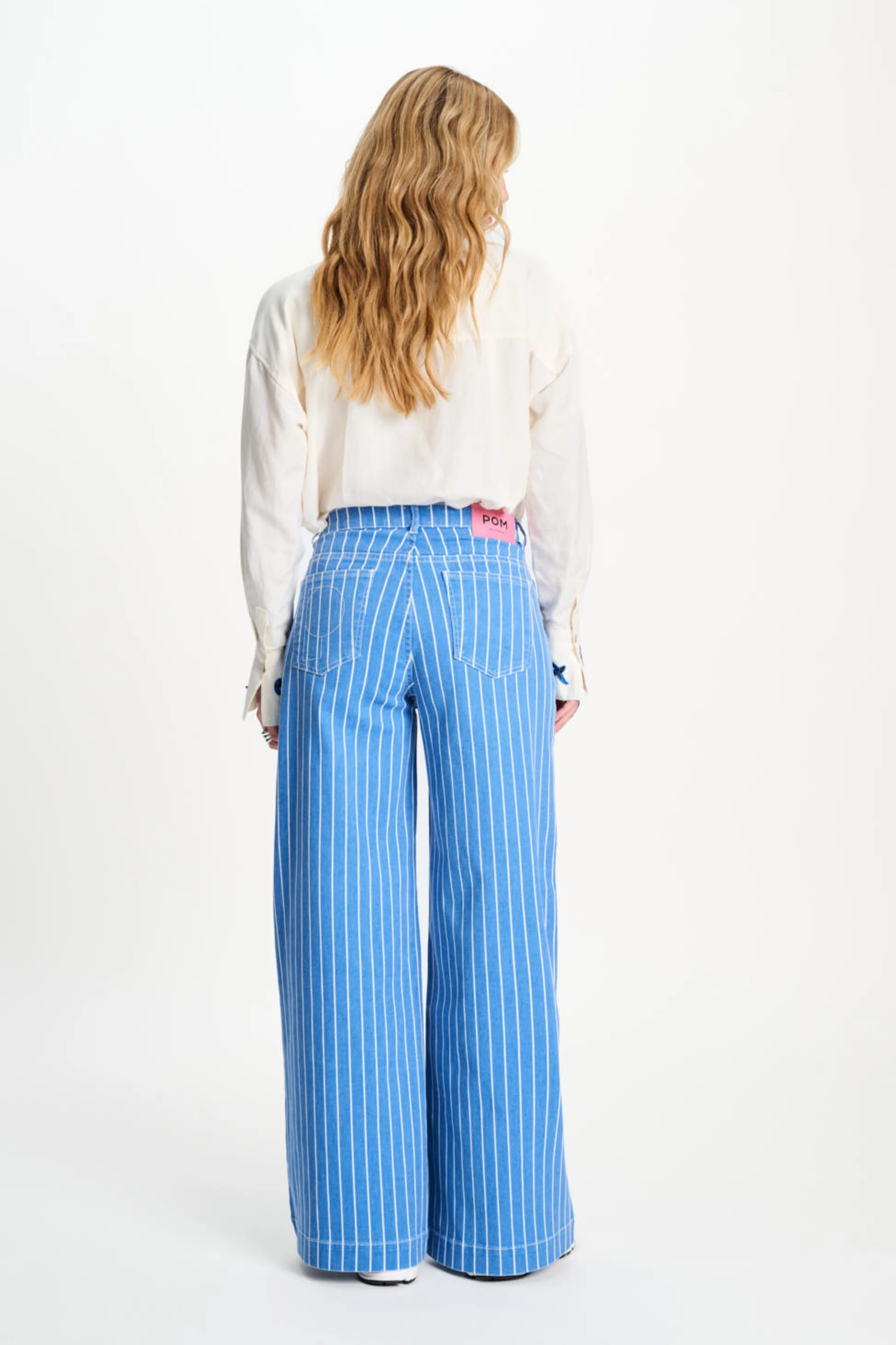 Jeans Denim Stripes Blue SP9519 - Image 6