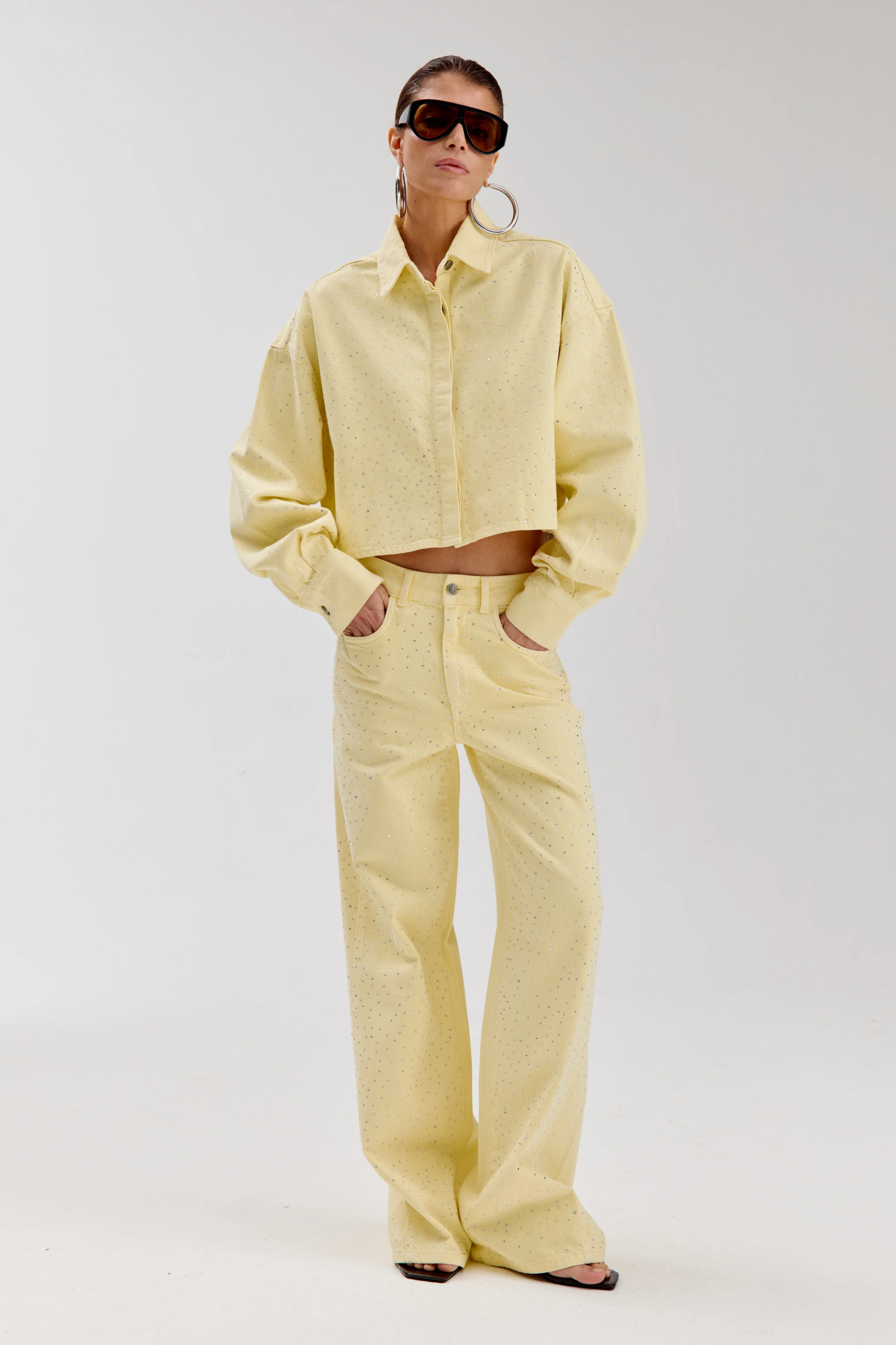 Jeans Mayra Light Yellow SS6D107 - Image 6