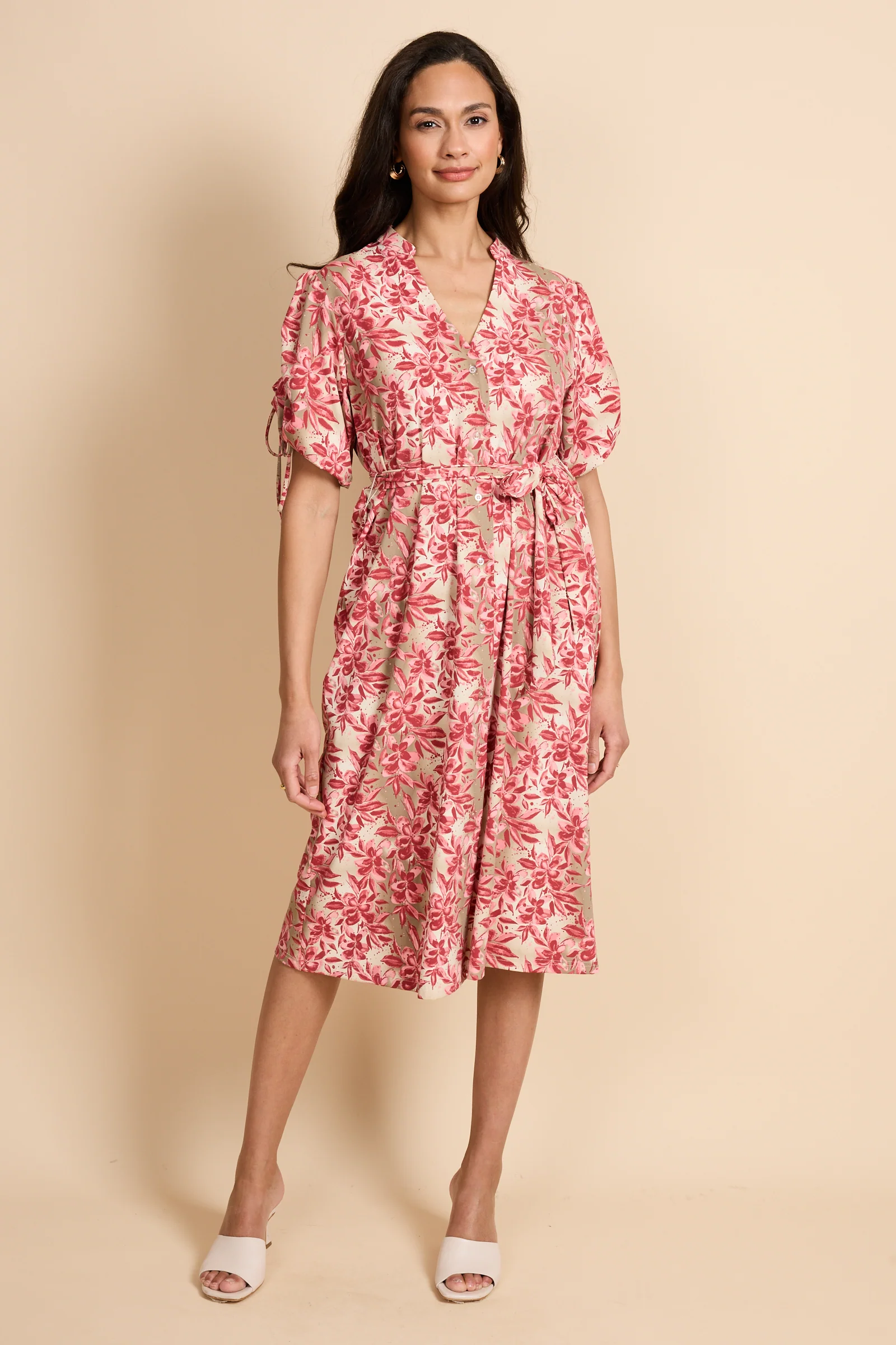 Jurk Evania Sand Pretty Pink - Image 3