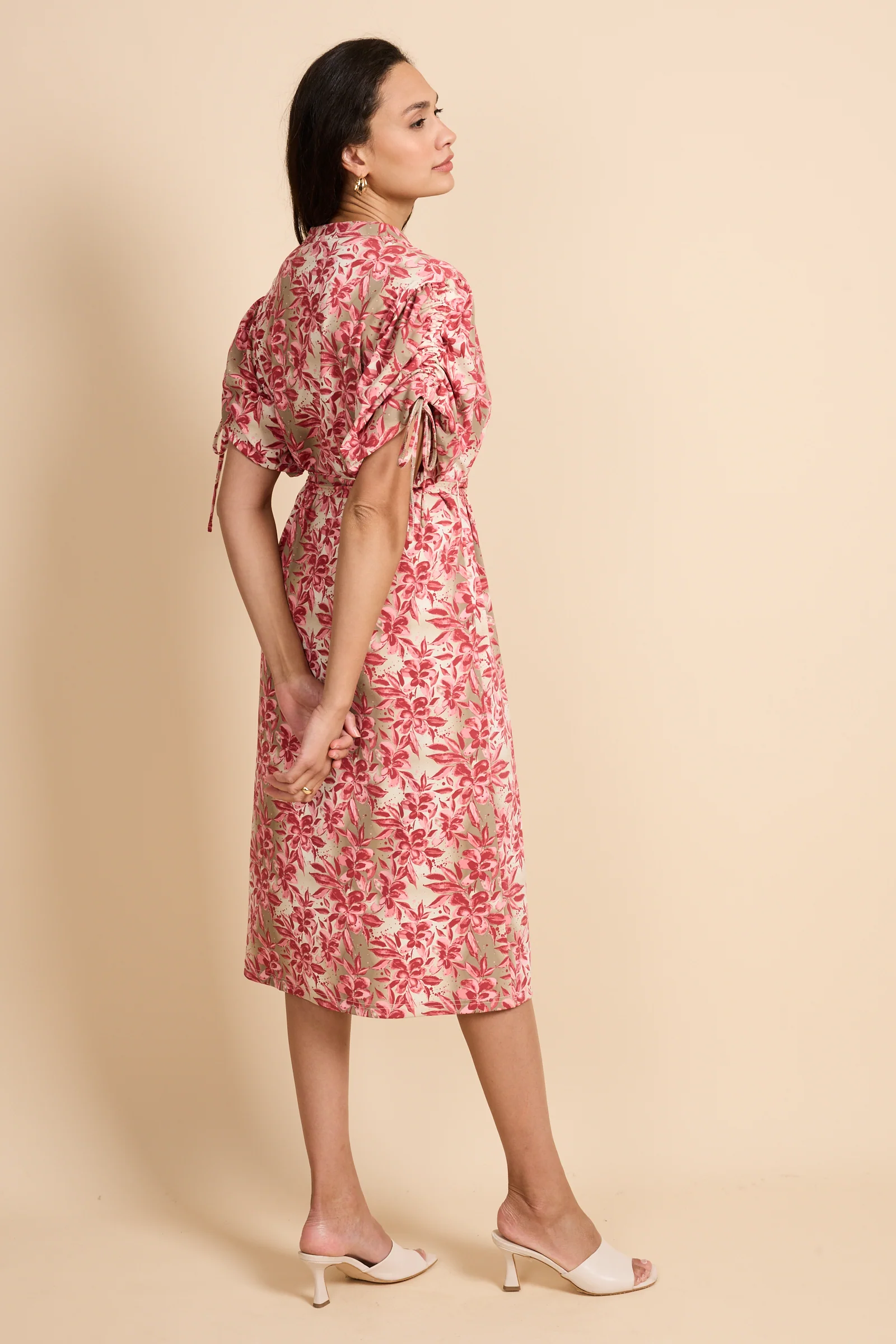 Jurk Evania Sand Pretty Pink - Image 4