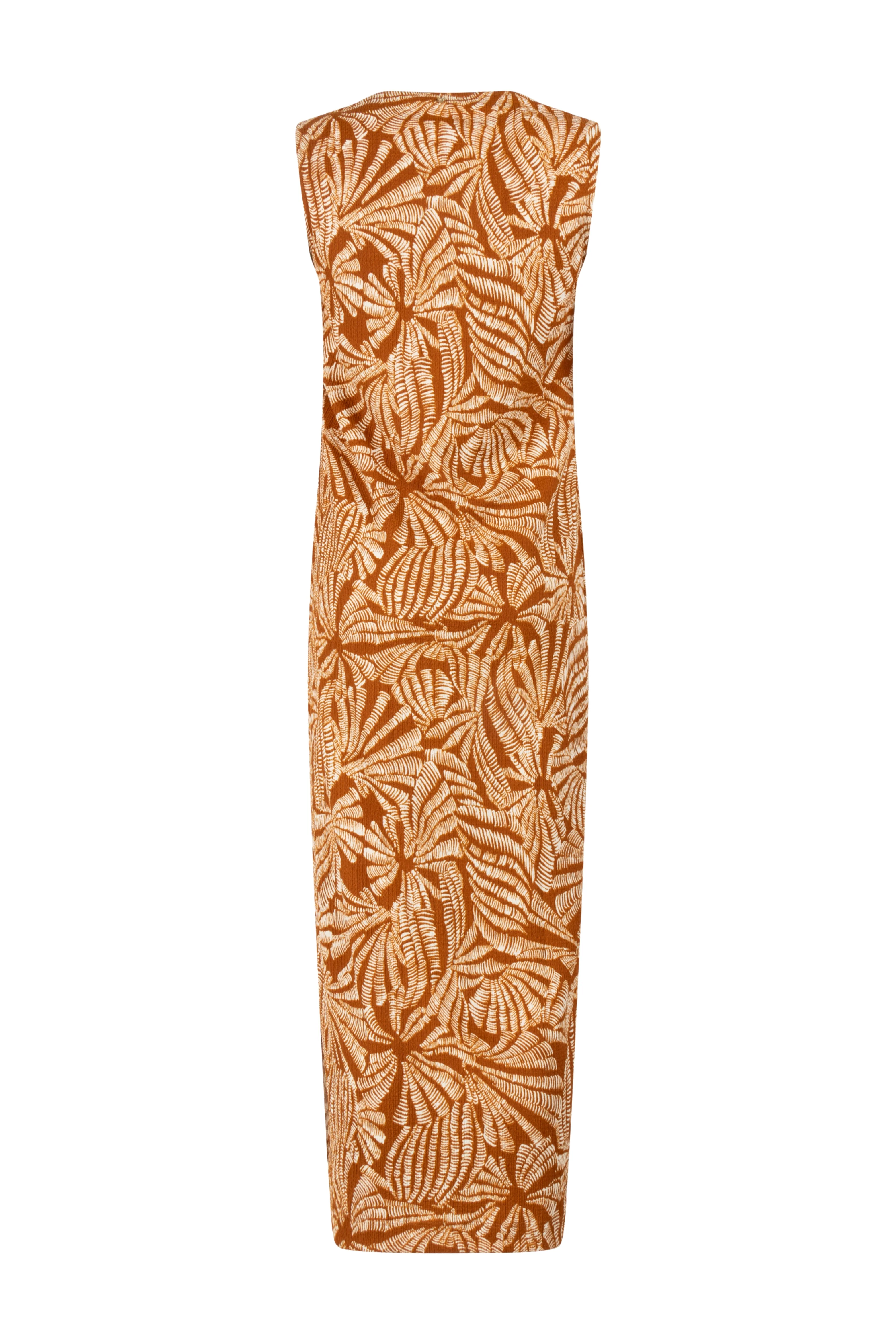 Jurk Flowy Shells Print Browns T03-20-501 4 - Image 8