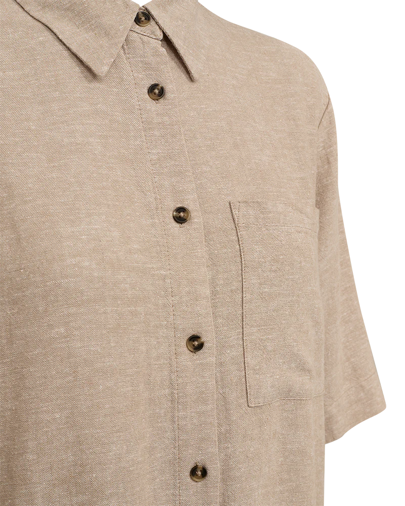 Jurk Fqlava Sand Melange 205820 - Image 3