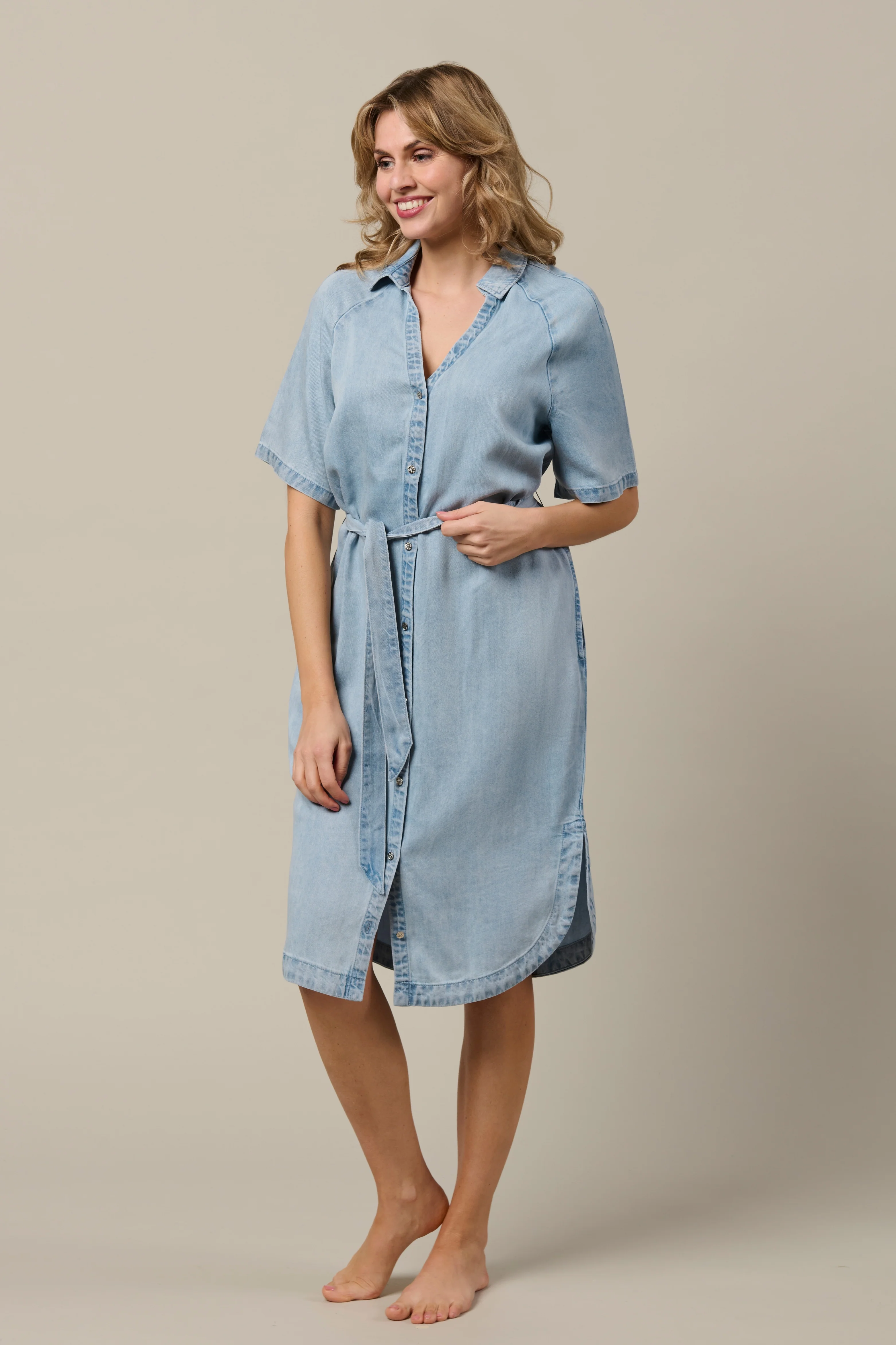 Jurk Jacklyn Light Denim DR301 - Image 2
