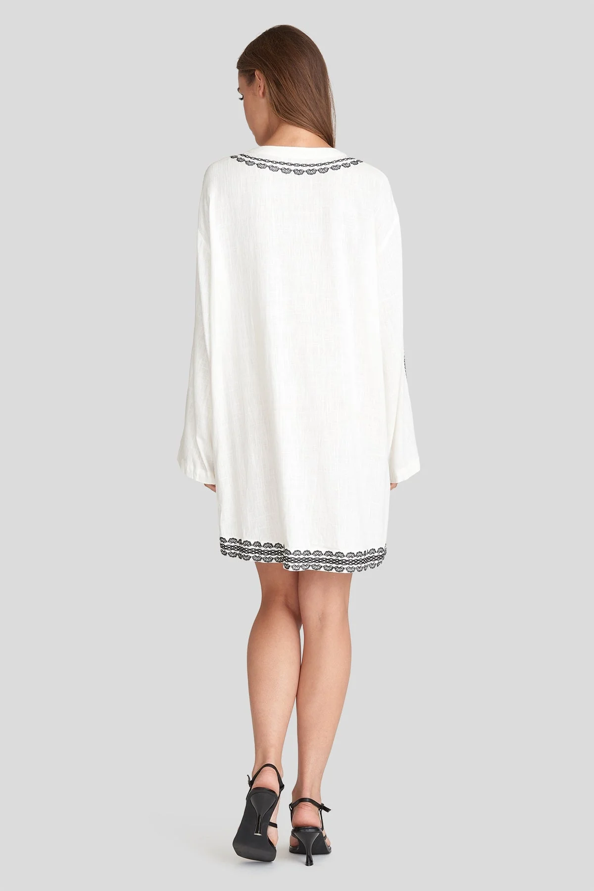 Jurk jildou offwhite D5 - Image 2