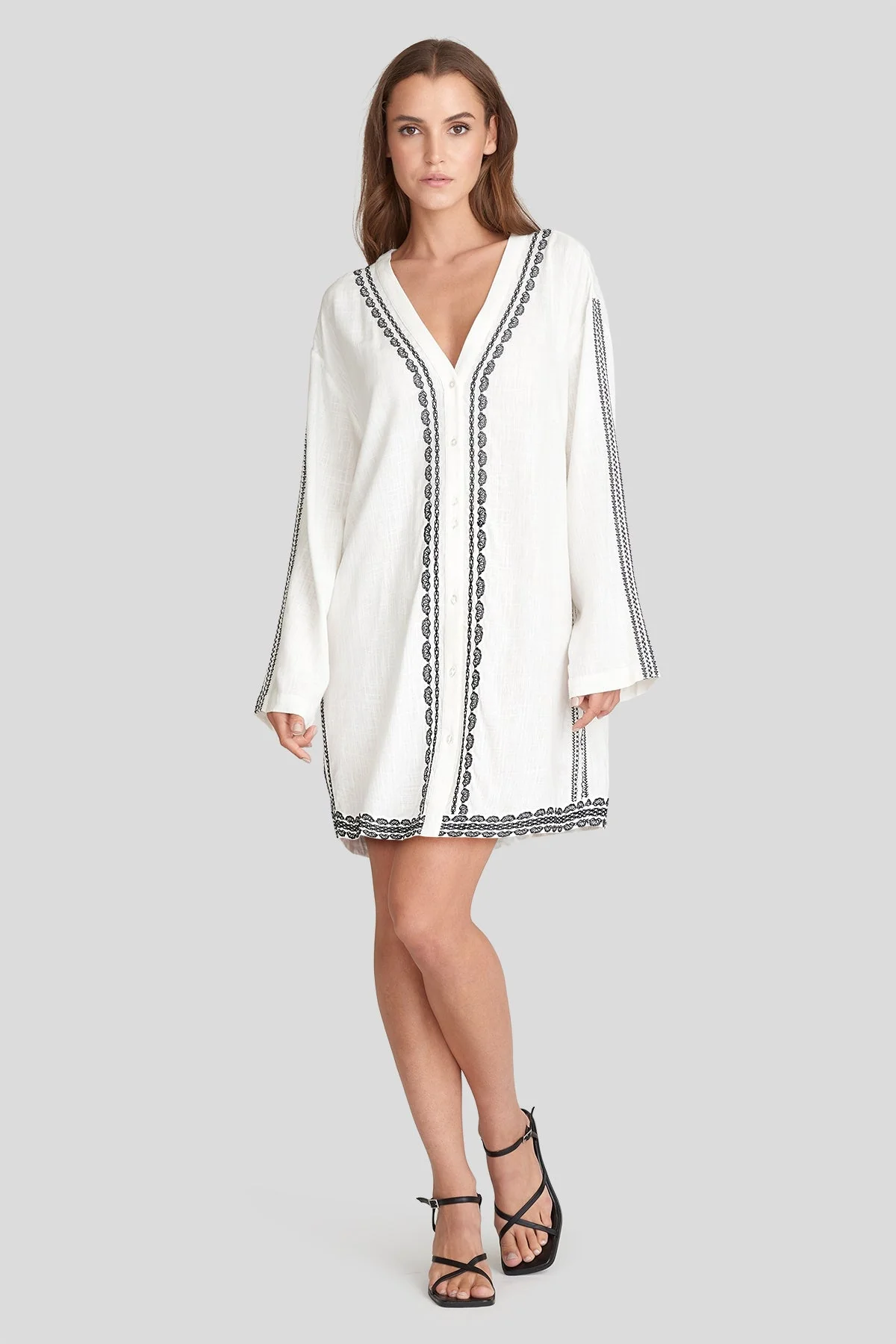 Jurk jildou offwhite D5 - Image 3