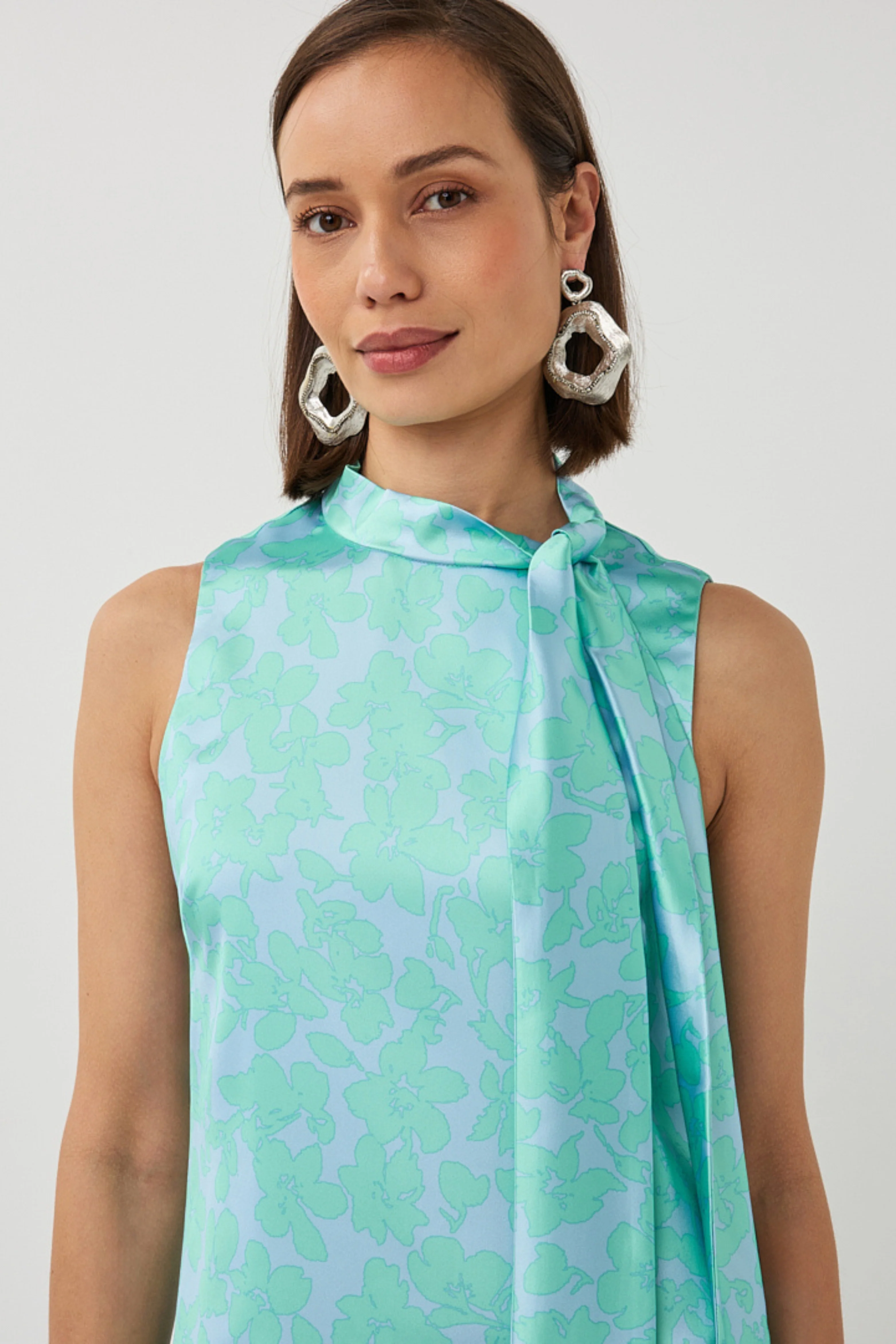 Jurk Knot Detail Daylight Print SP26.14020 - Image 7