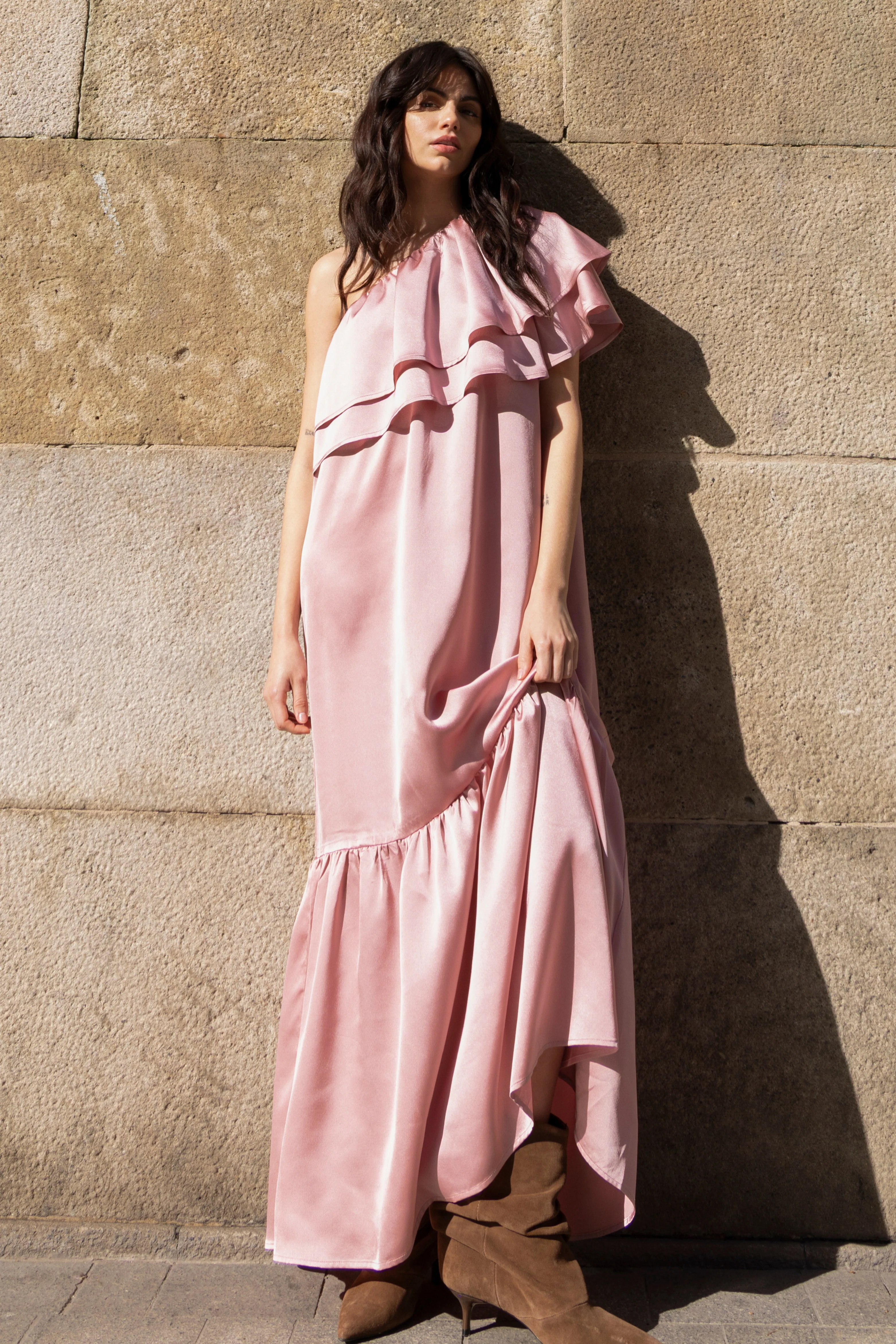 Jurk Linne Light Pink - Image 8