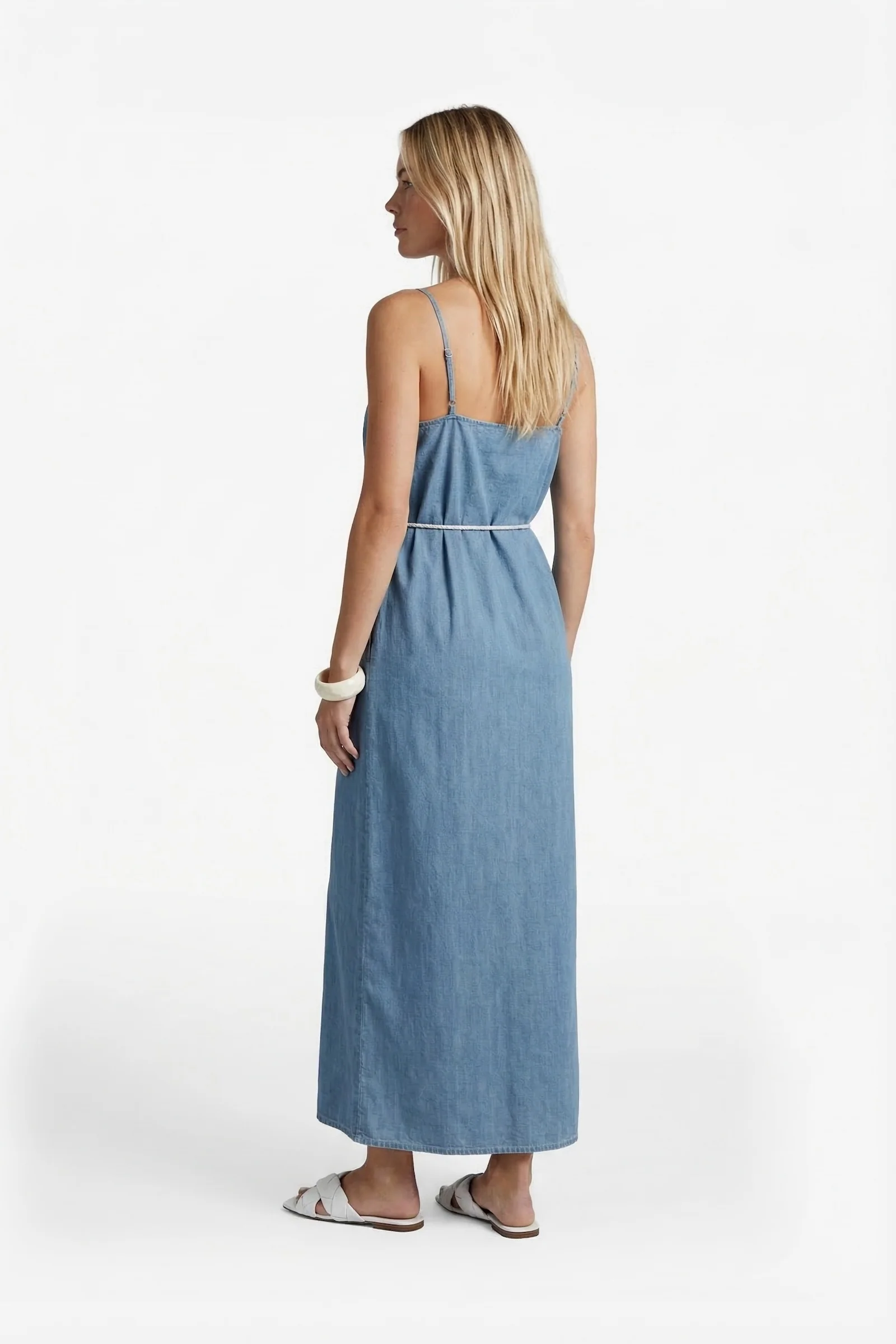 Jurk Marita Denim Mid Blue - Image 7
