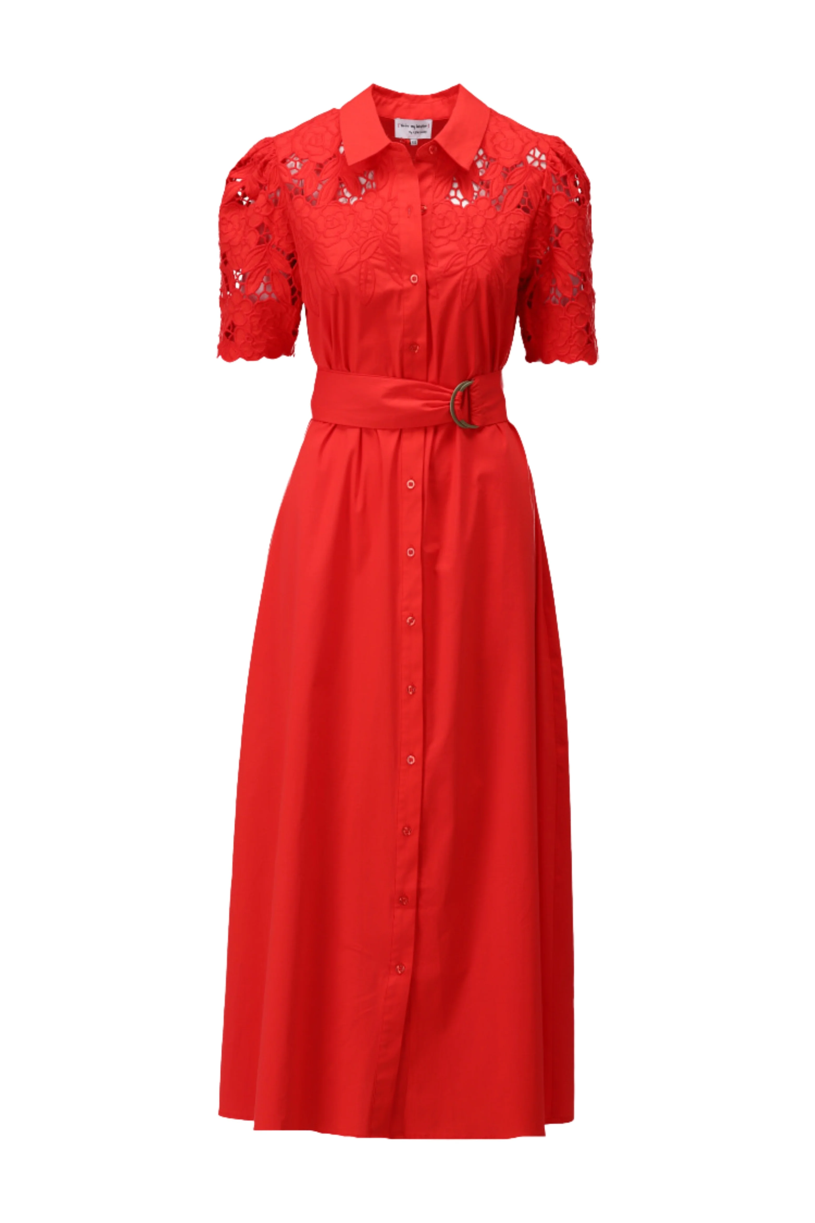 Jurk Maxi Met Design & Borduursel Tomato C734L - Image 2