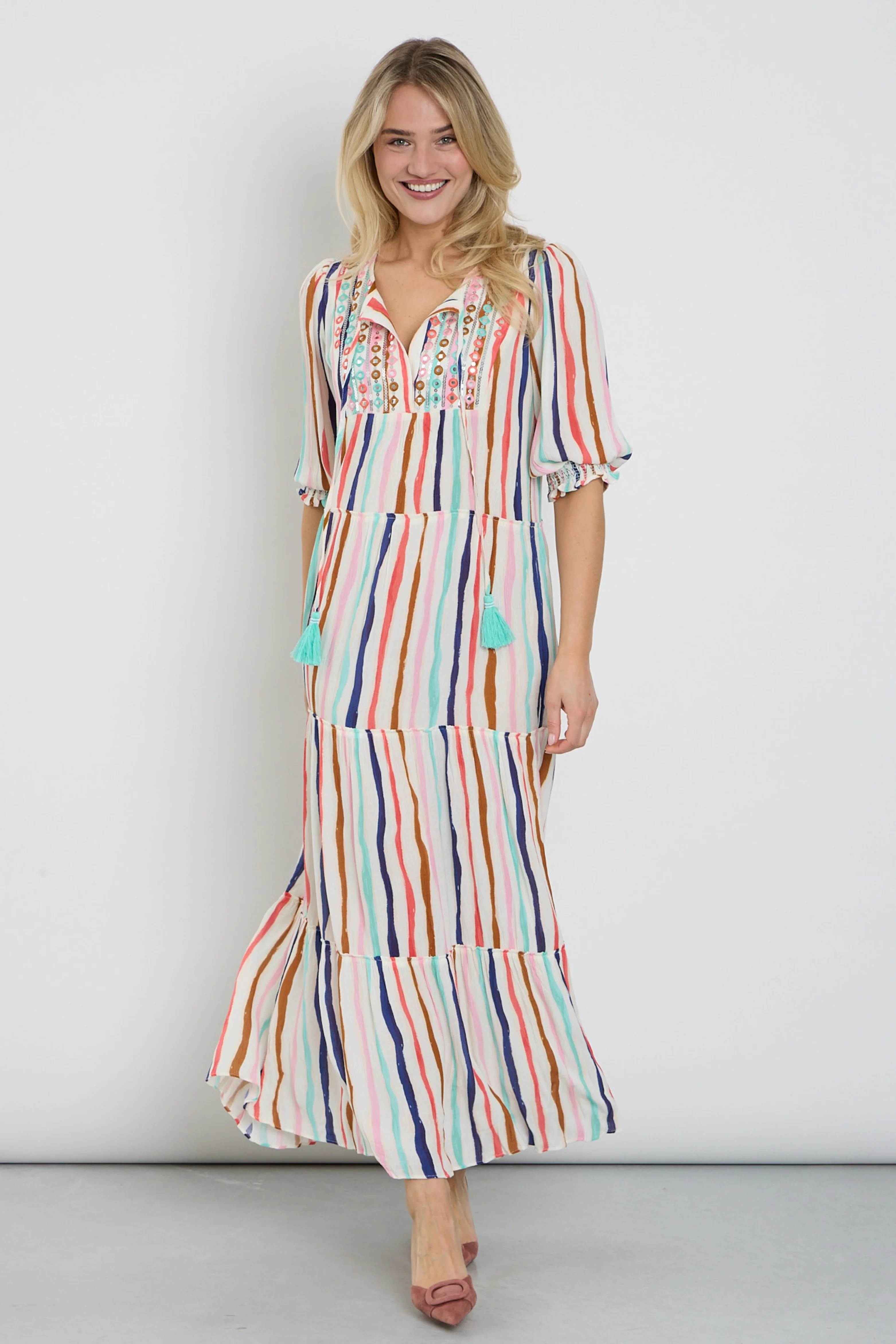 Jurk Maxi Met Design C152-P111