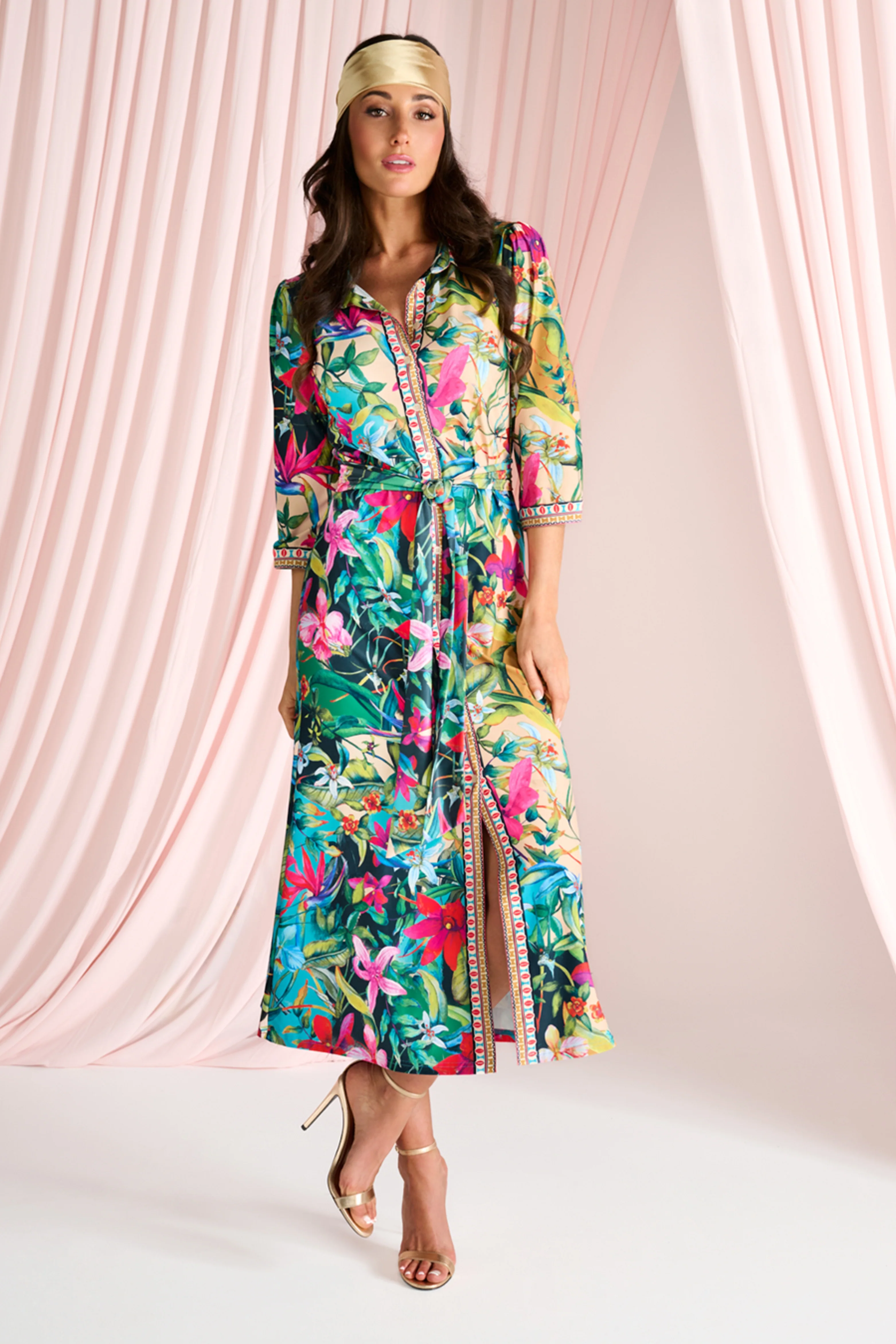 Jurk Maxi Met Design C410-P135