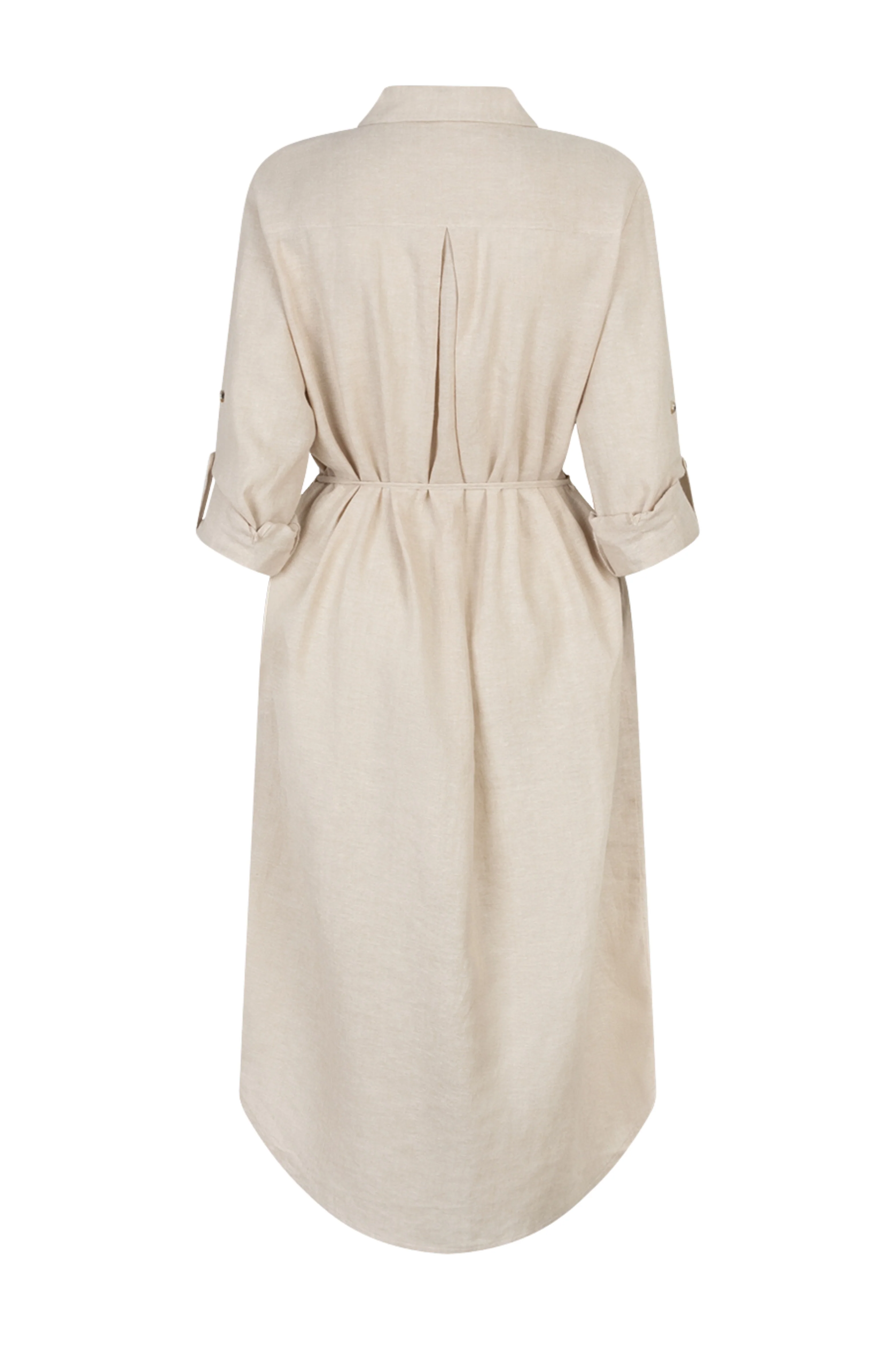 Jurk Linen Visco Melange Pebble SRB4772 - Image 5