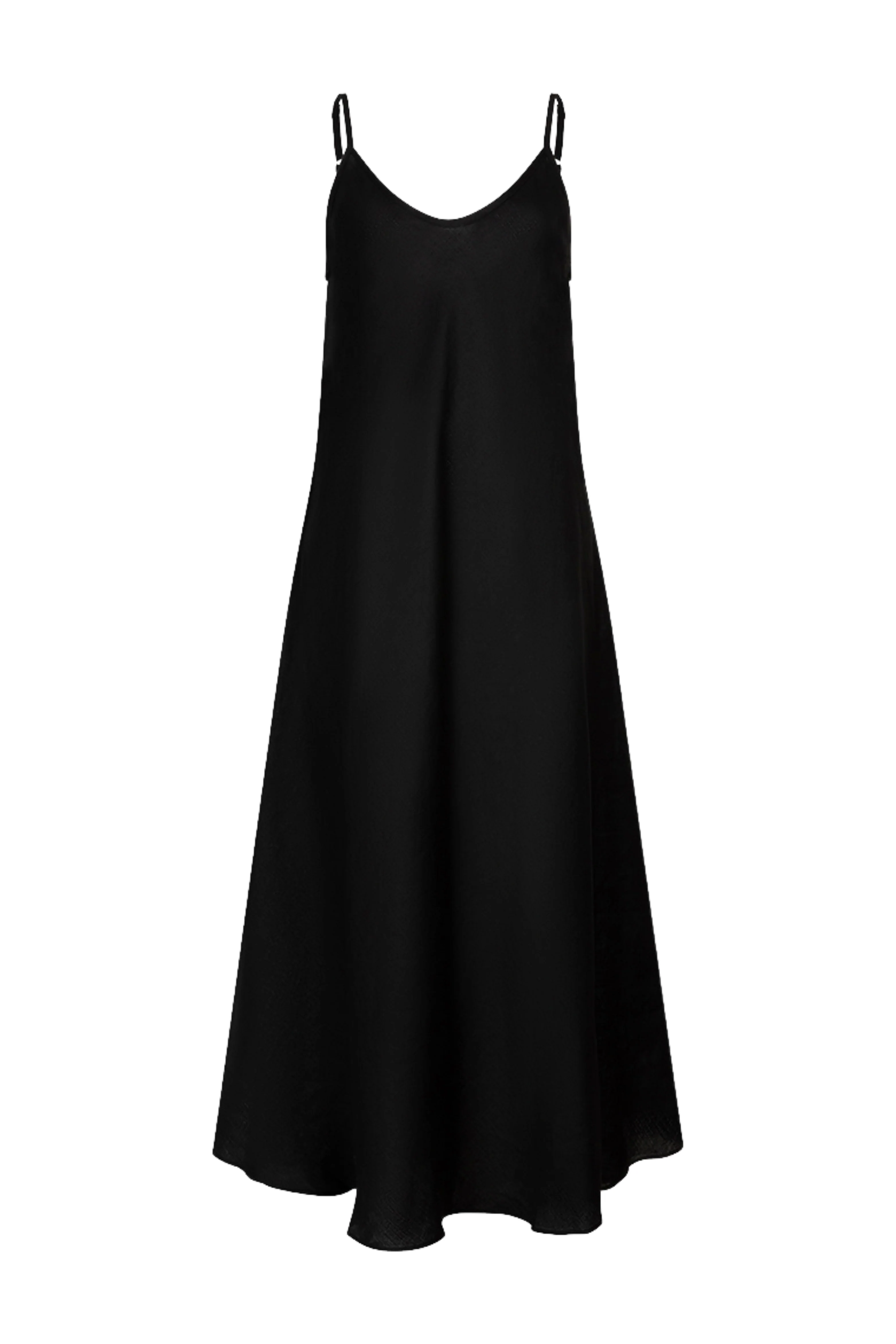 Jurk Maxi Singlet Linen Black HS26.28256 - Image 2