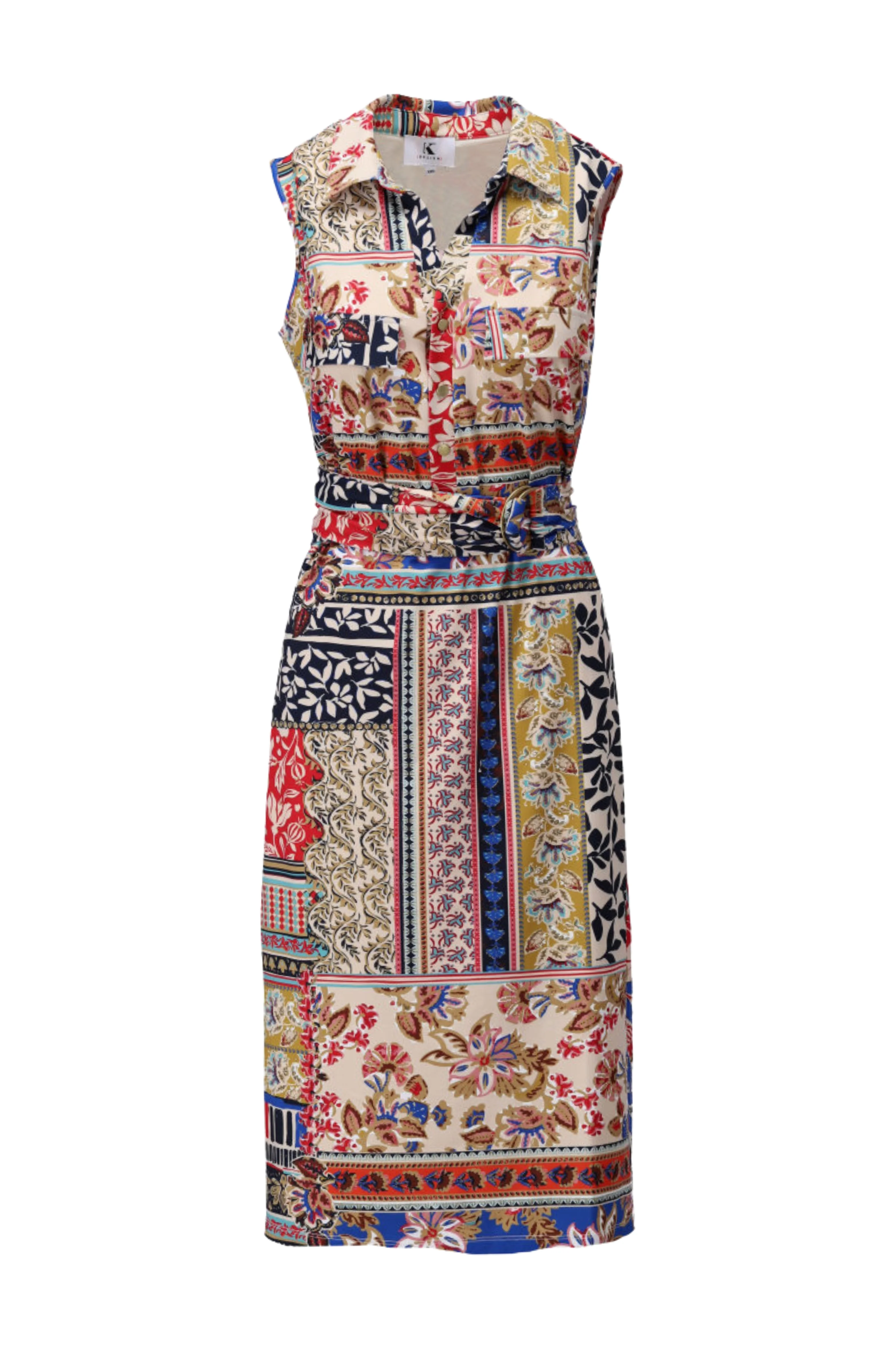 Jurk Midi Met Design C318-P092 - Image 4