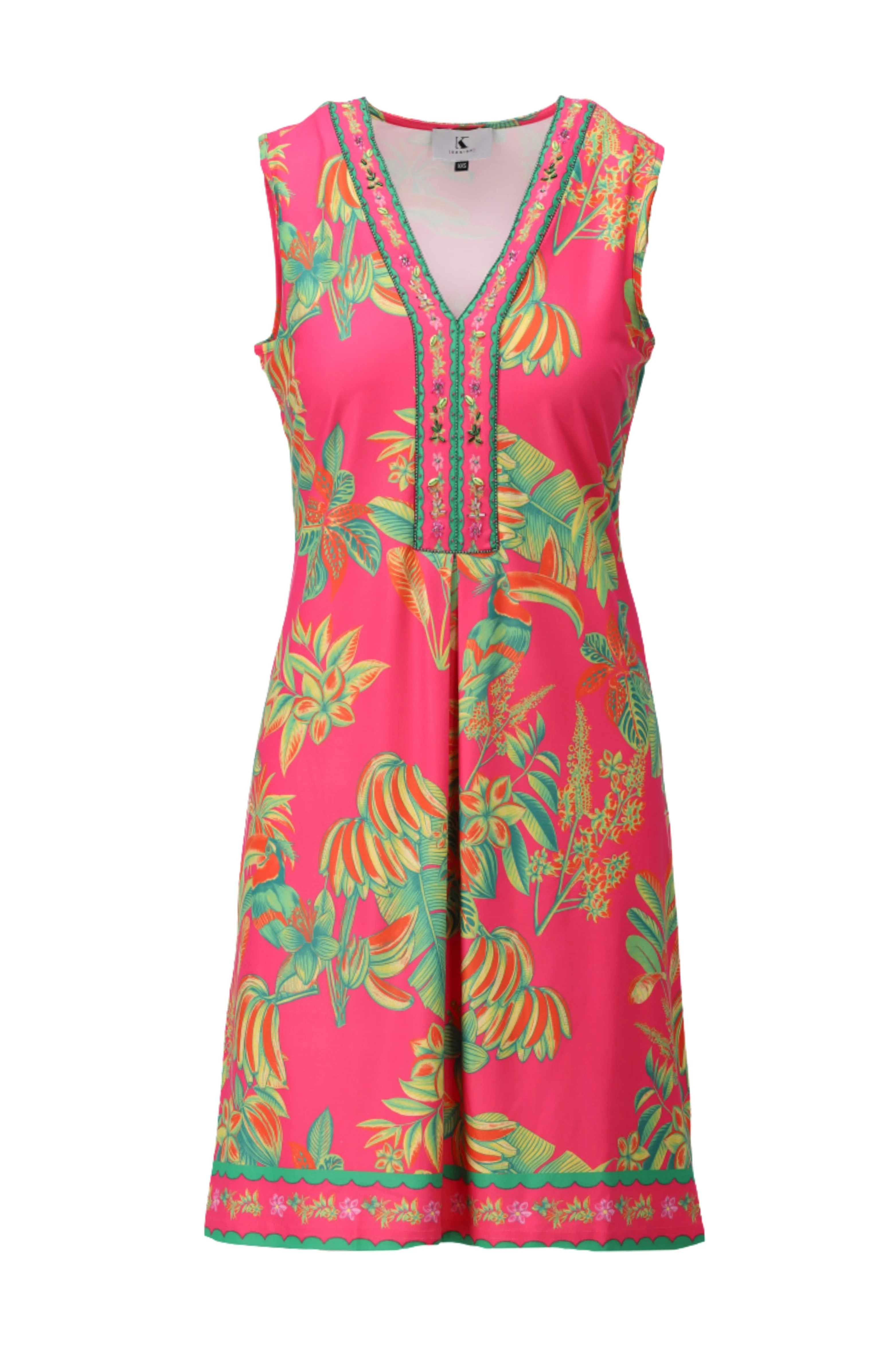 Jurk Mouwloos Met Design C400-P132 - Image 4