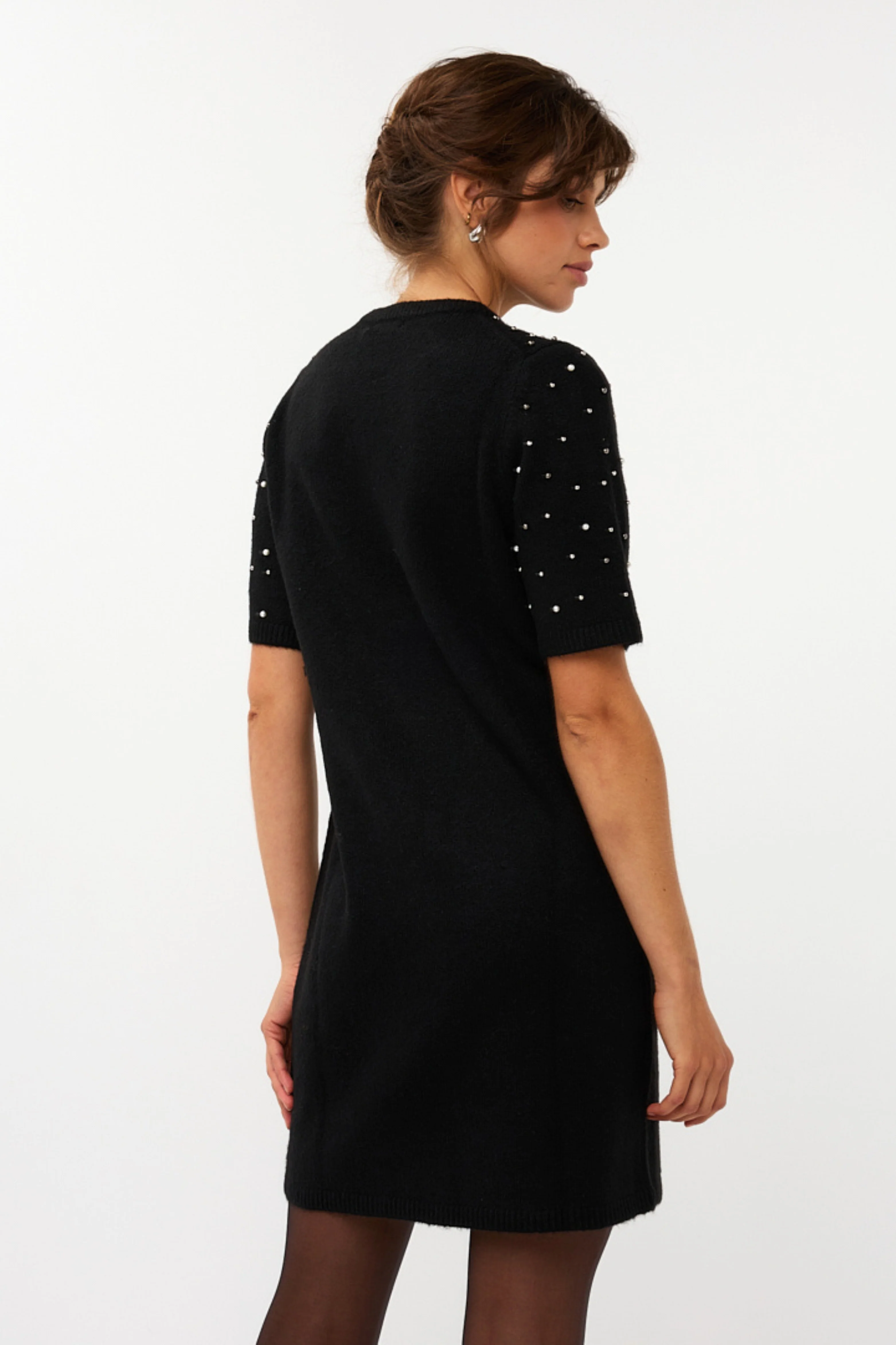 Jurk Pearls Black W25.07712 - Image 3