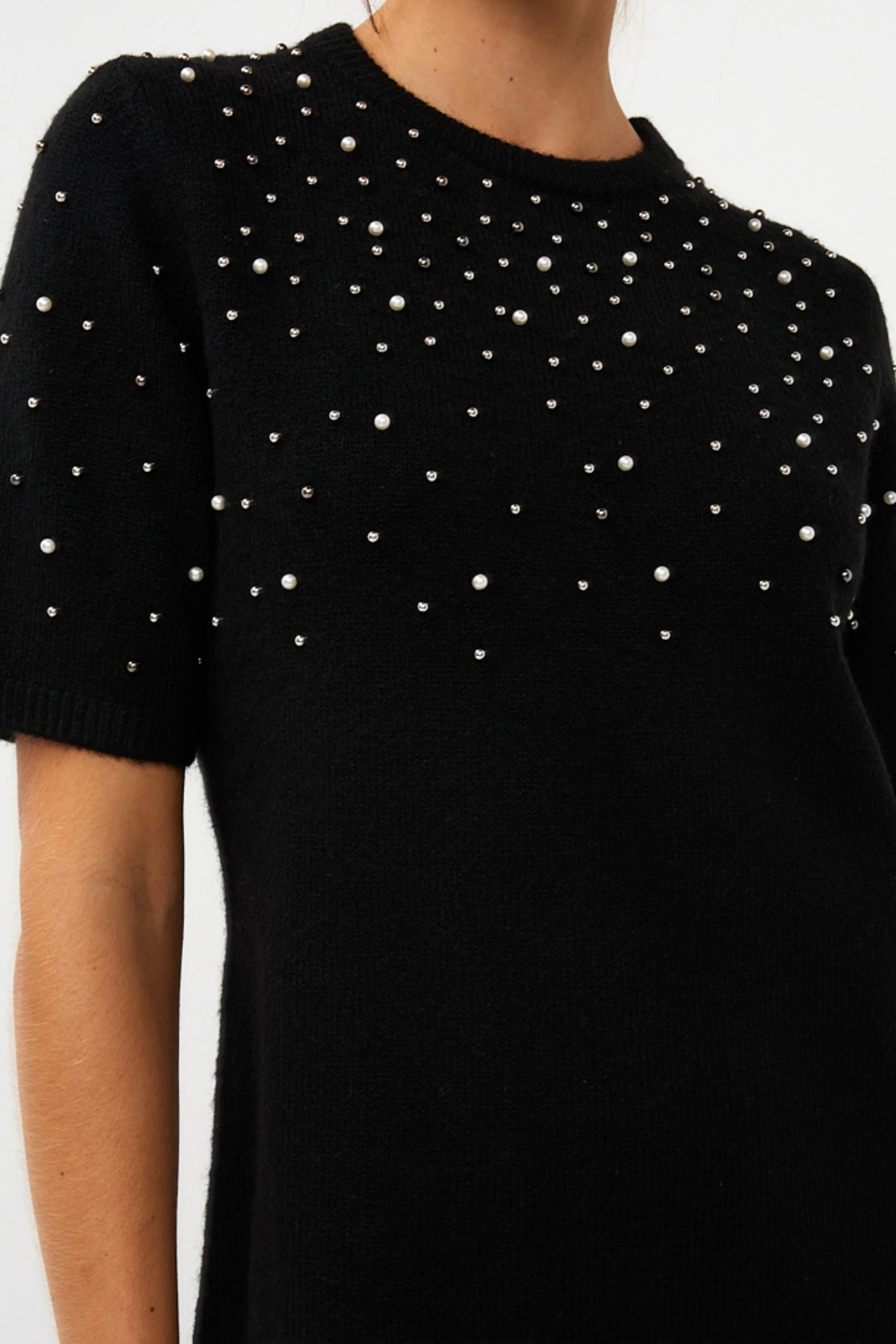 Jurk Pearls Black W25.07712 - Image 5