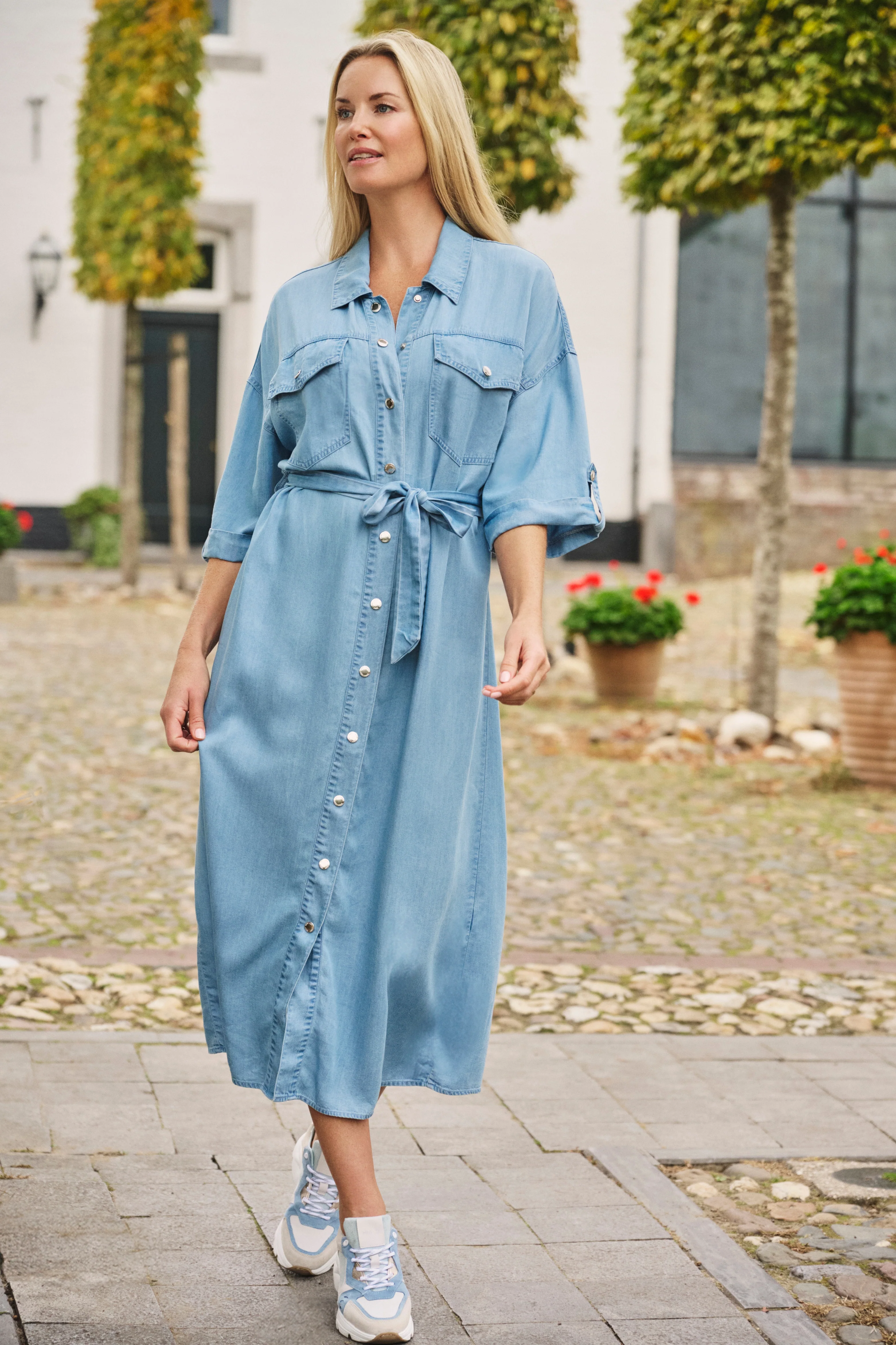Jurk Roos Light Denim 261 - Image 7