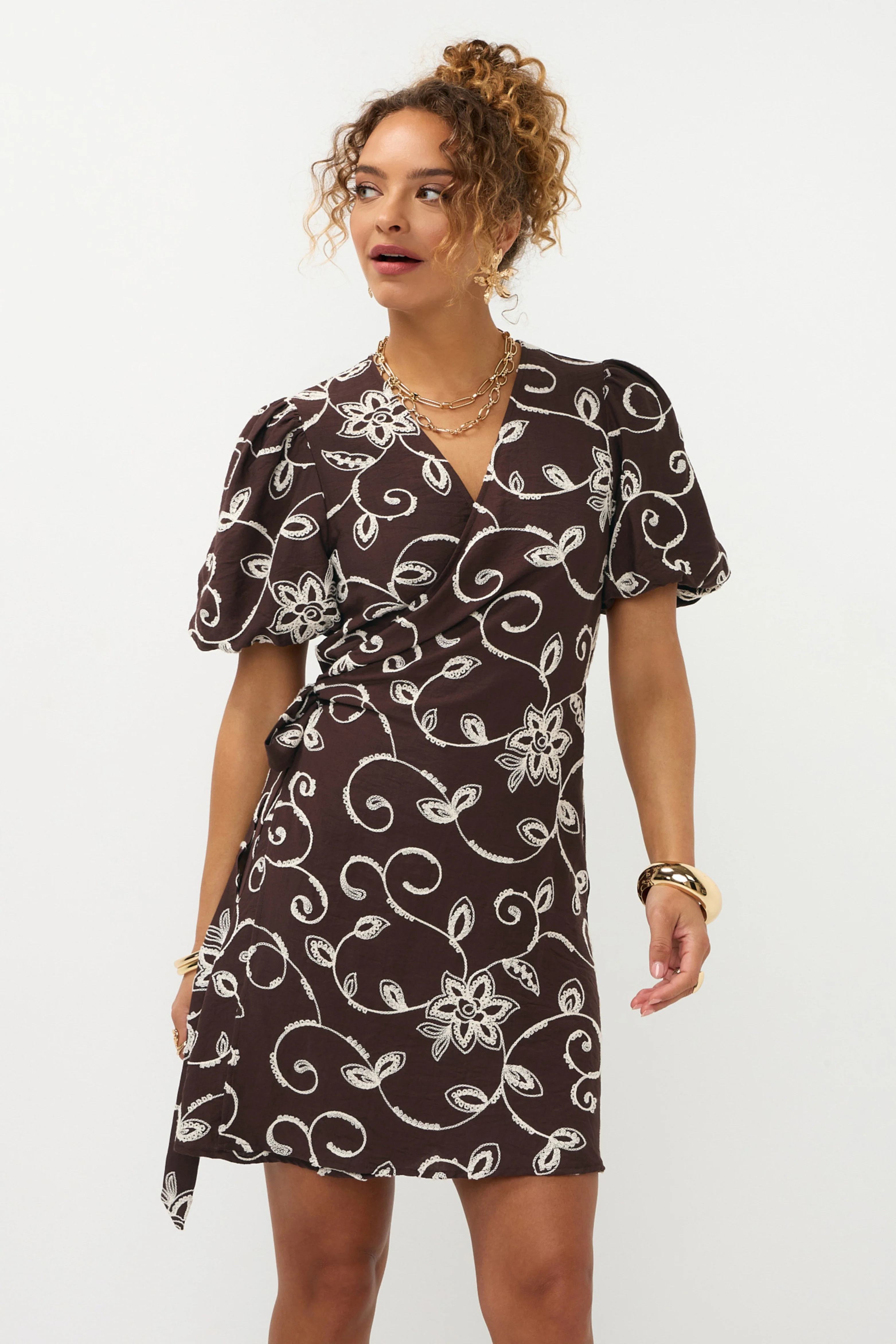 Jurk Saphira Dark Brown - Image 4