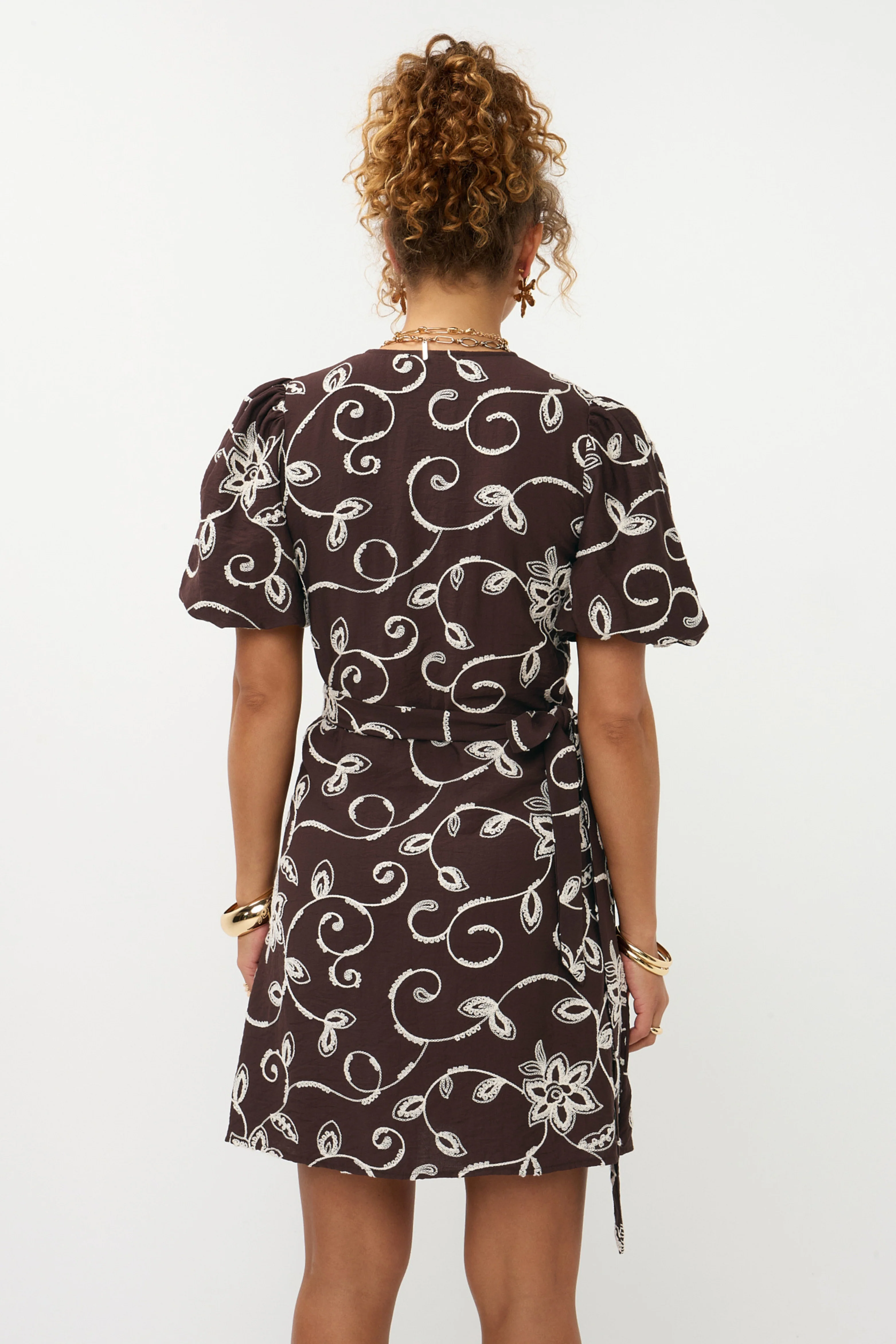 Jurk Saphira Dark Brown - Image 7