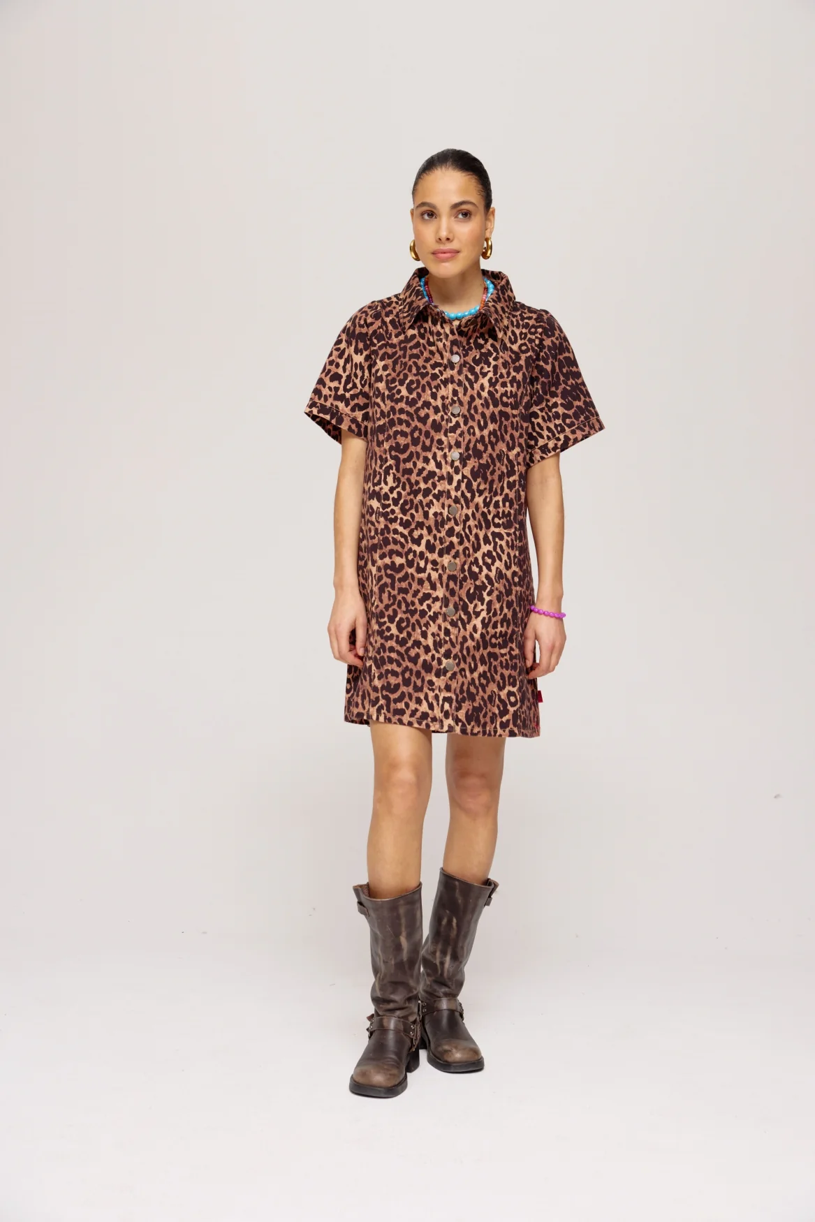 Jurk Sarah Lexie Leopard HS25R901 - Image 3