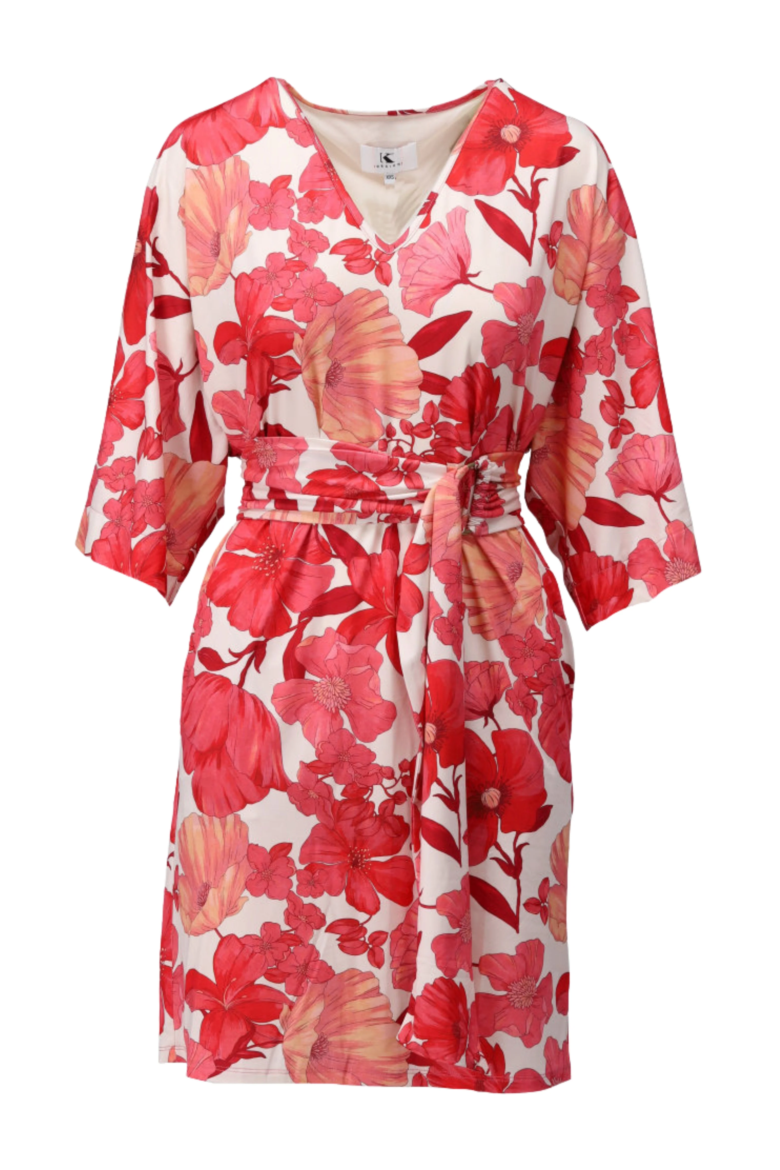 Jurk V-Hals Met Design C104-P123 - Image 4